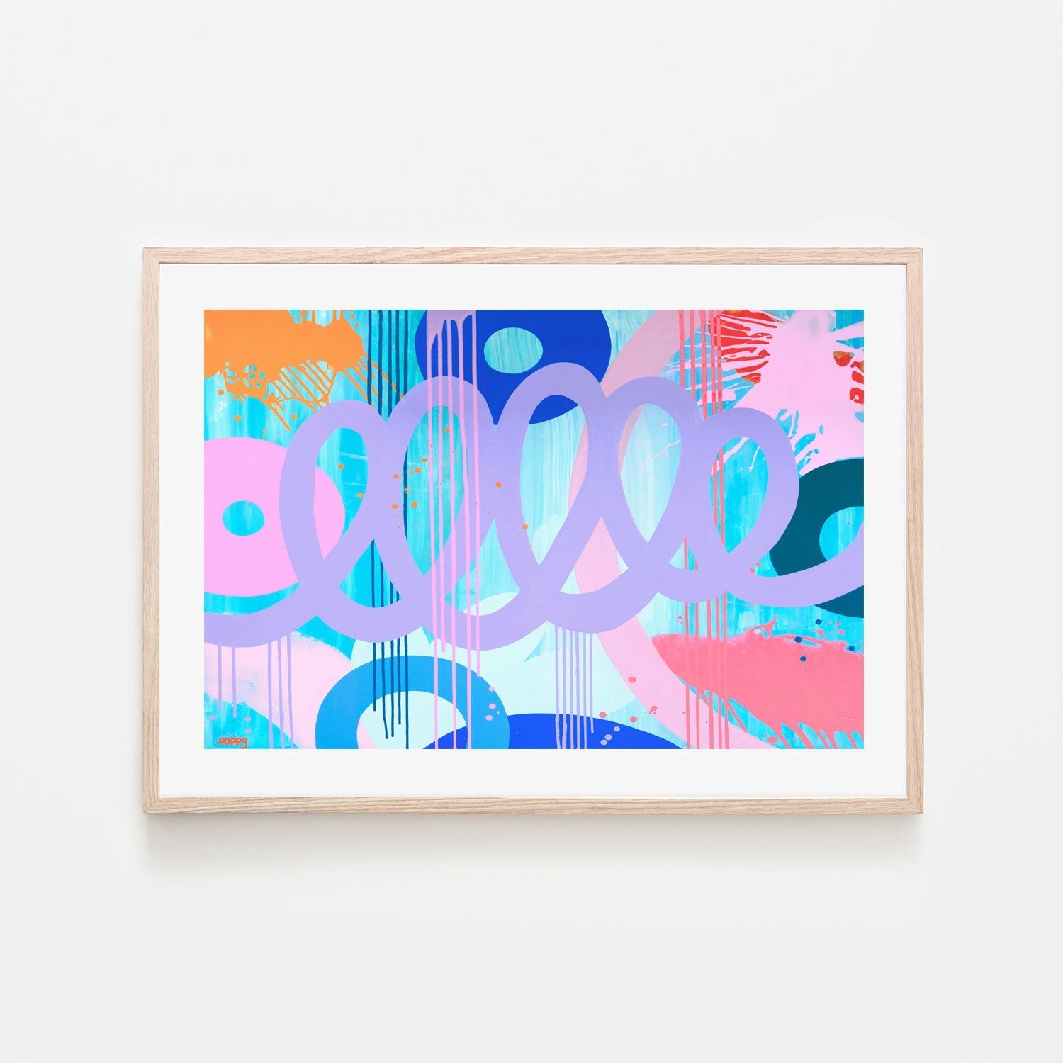 wall-art-print-canvas-poster-framed-Violet Wave, by Poppy Key, Exclusive To Gioia , By Poppy Key-6