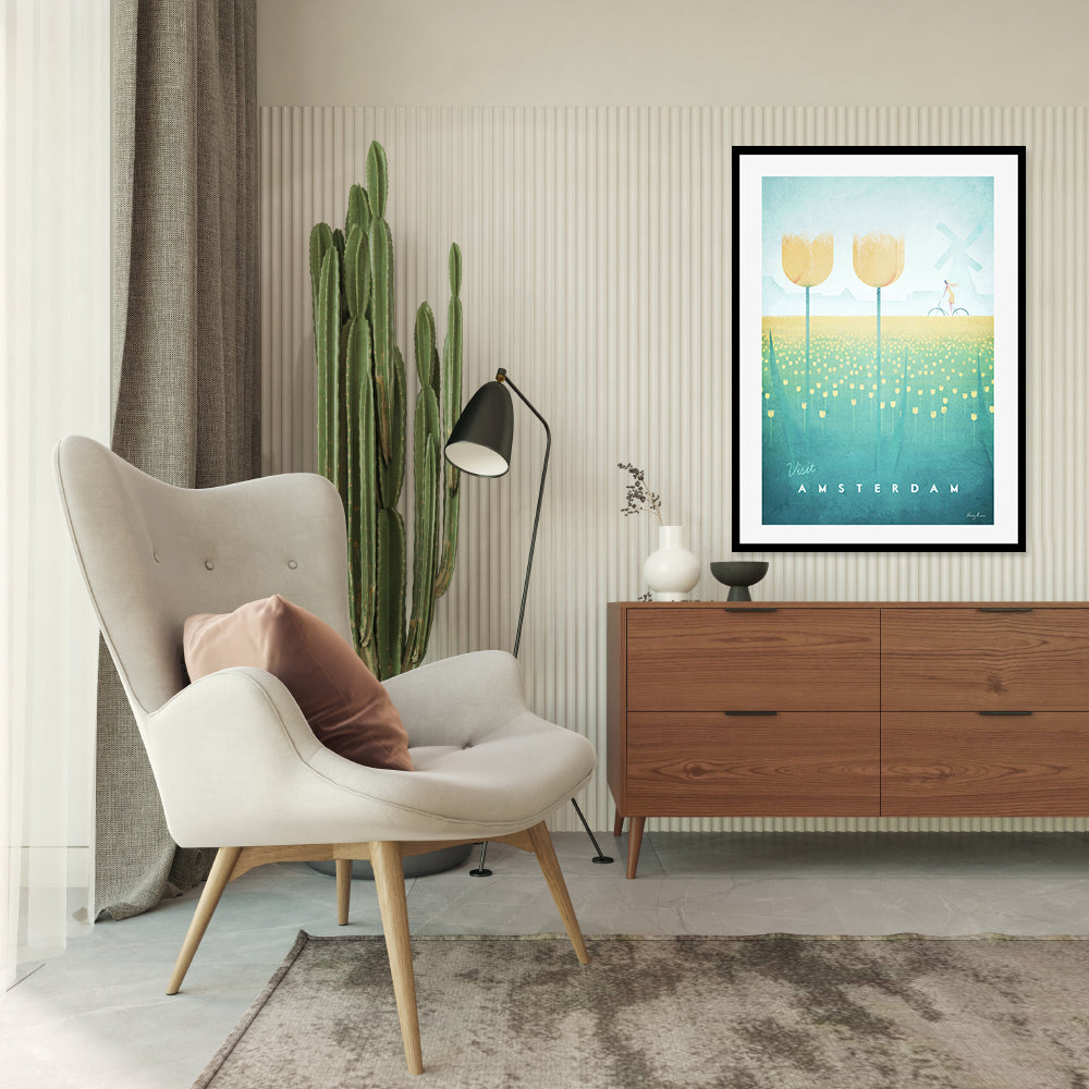 wall-art-print-canvas-poster-framed-Visit Amsterdam, Netherlands , By Henry Rivers-GIOIA-WALL-ART