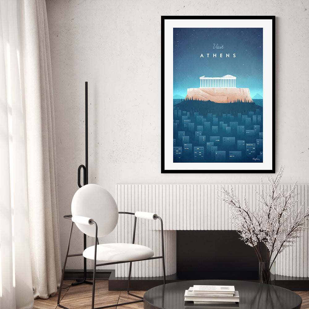 wall-art-print-canvas-poster-framed-Visit Athens , By Henry Rivers-GIOIA-WALL-ART