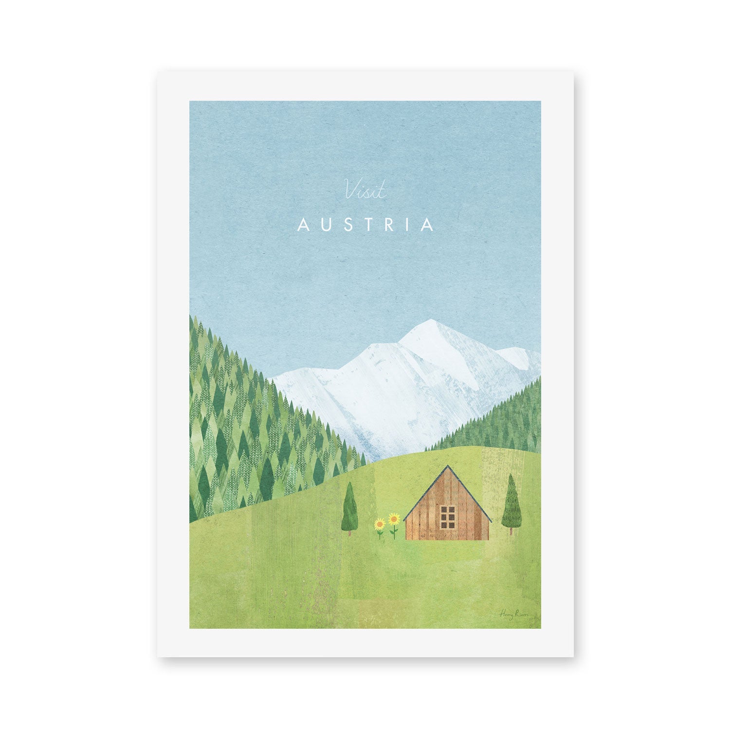 wall-art-print-canvas-poster-framed-Visit Austria , By Henry Rivers-GIOIA-WALL-ART