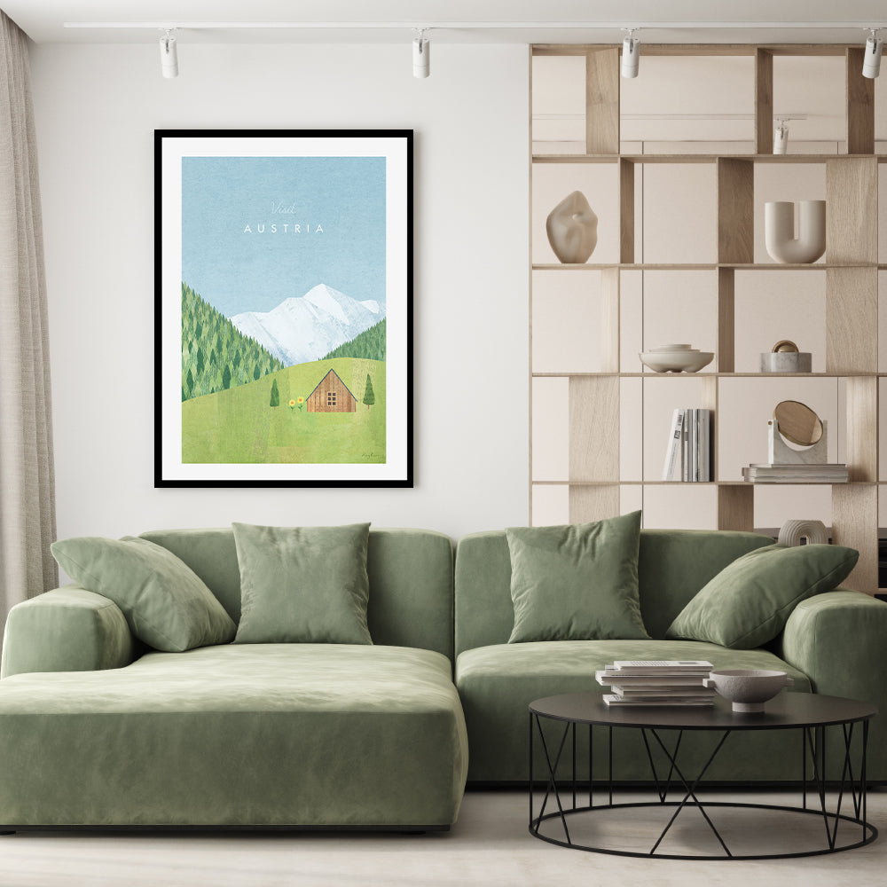 wall-art-print-canvas-poster-framed-Visit Austria , By Henry Rivers-GIOIA-WALL-ART