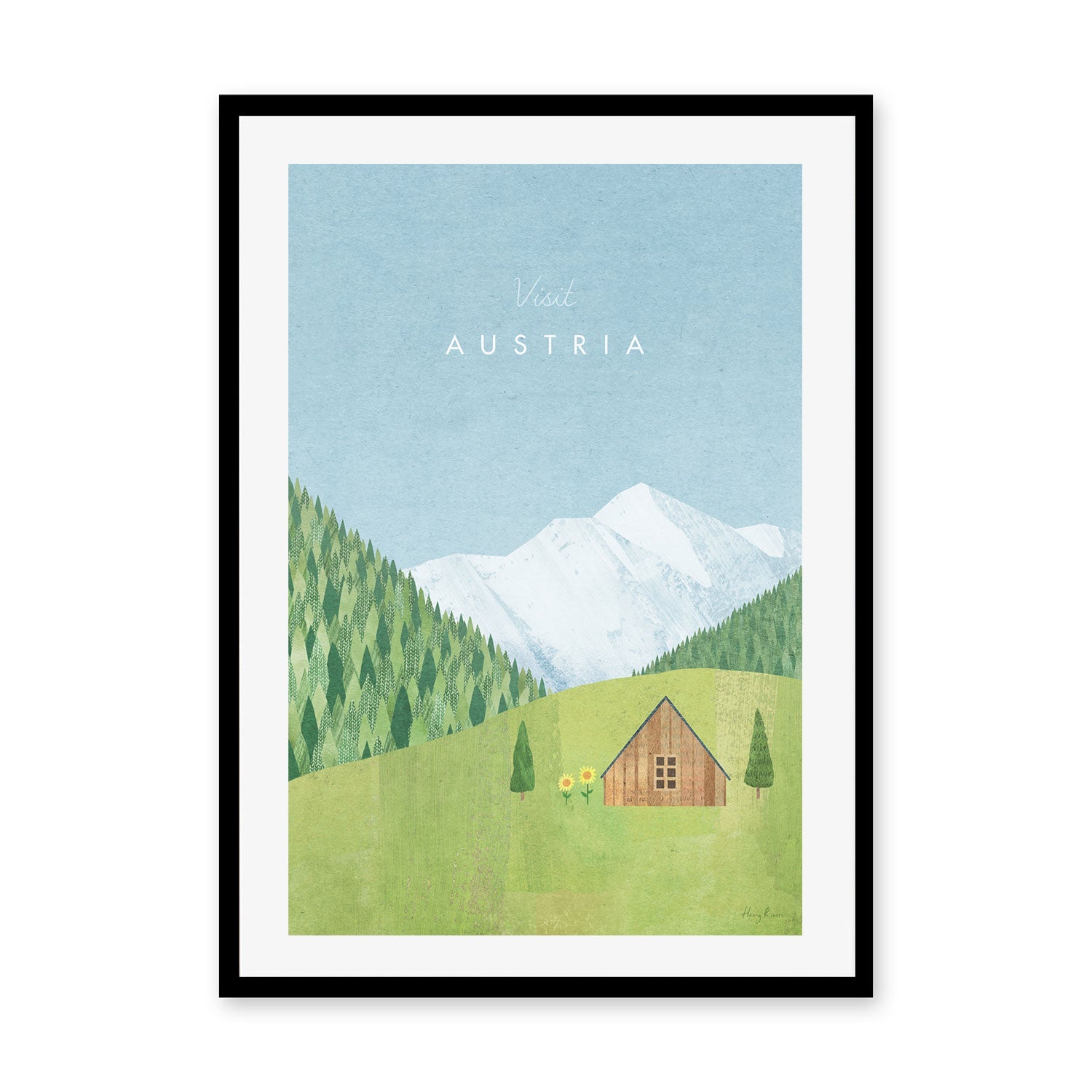 wall-art-print-canvas-poster-framed-Visit Austria , By Henry Rivers-GIOIA-WALL-ART