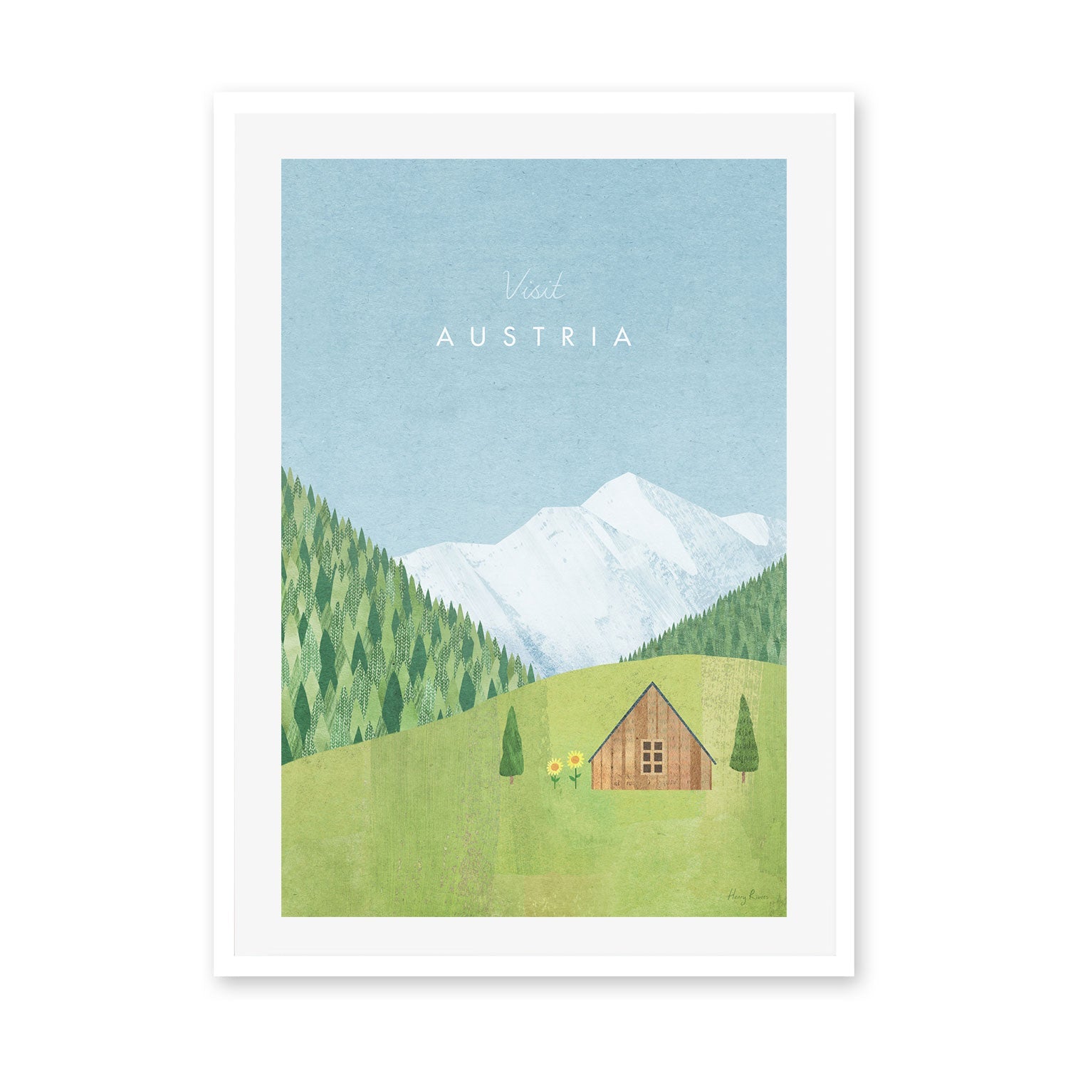 wall-art-print-canvas-poster-framed-Visit Austria , By Henry Rivers-GIOIA-WALL-ART