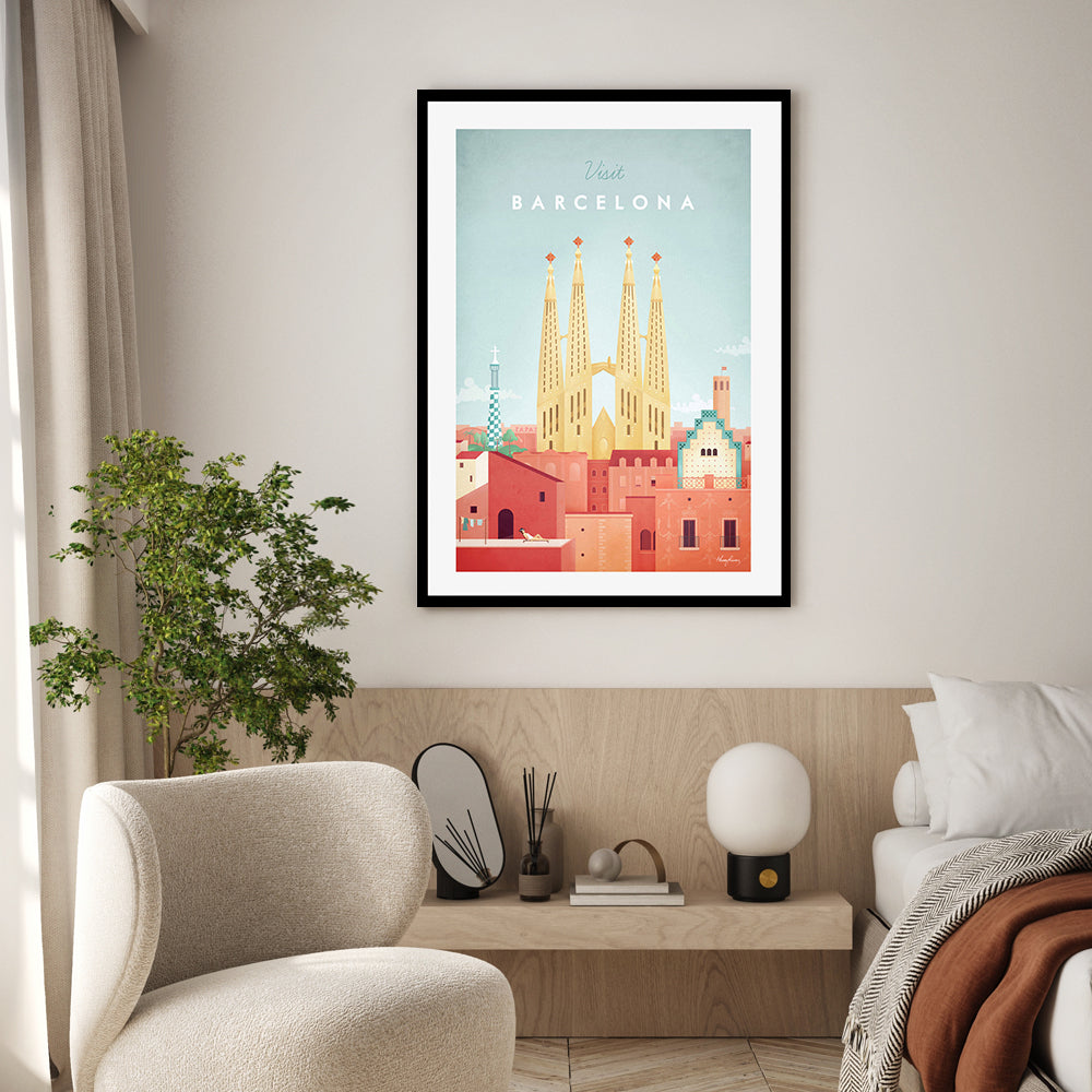 wall-art-print-canvas-poster-framed-Visit Barcelona , By Henry Rivers-GIOIA-WALL-ART