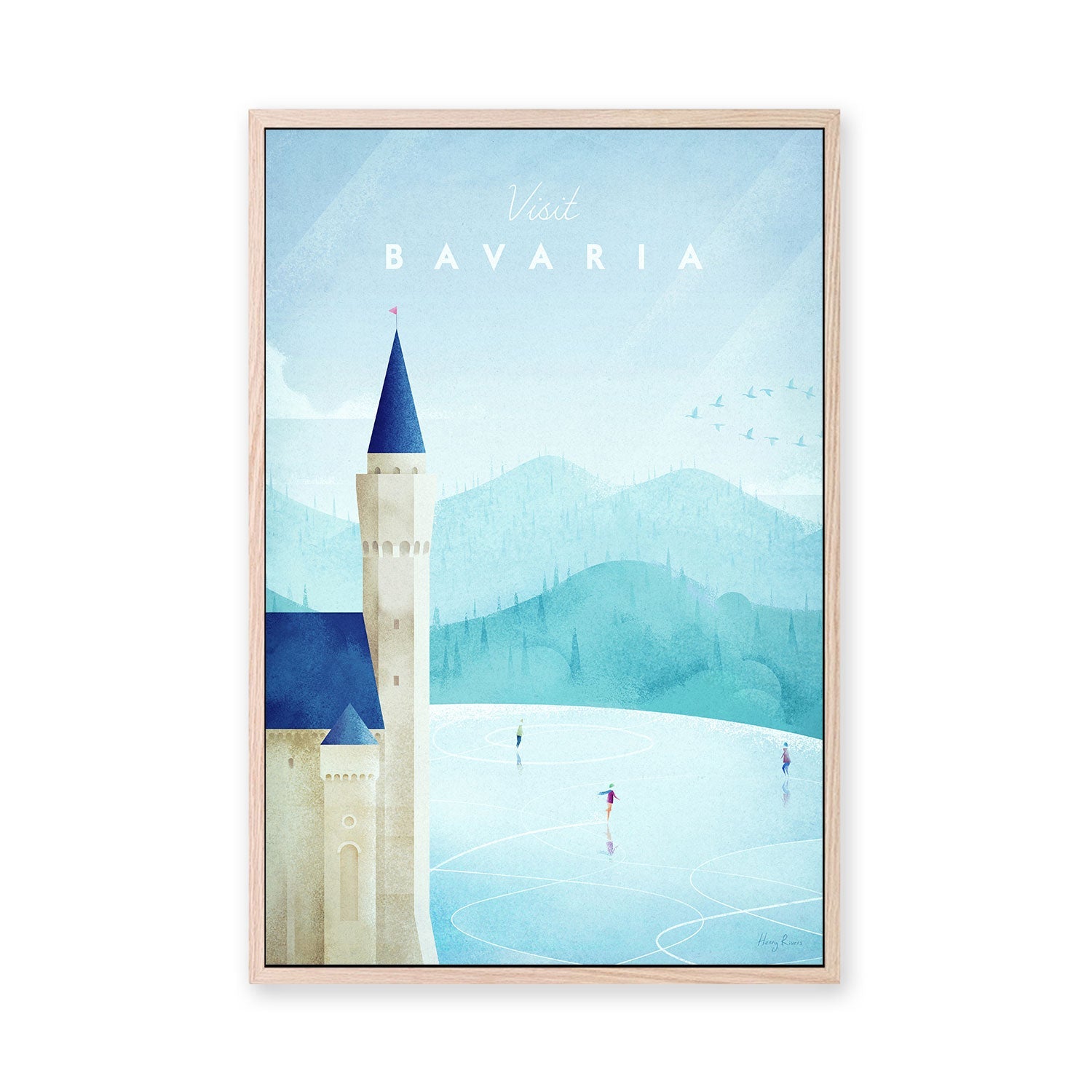 wall-art-print-canvas-poster-framed-Visit Bavaria , By Henry Rivers-GIOIA-WALL-ART