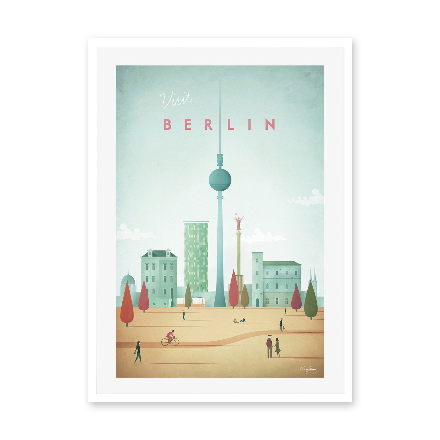 wall-art-print-canvas-poster-framed-Visit Berlin, Germany , By Henry Rivers-GIOIA-WALL-ART