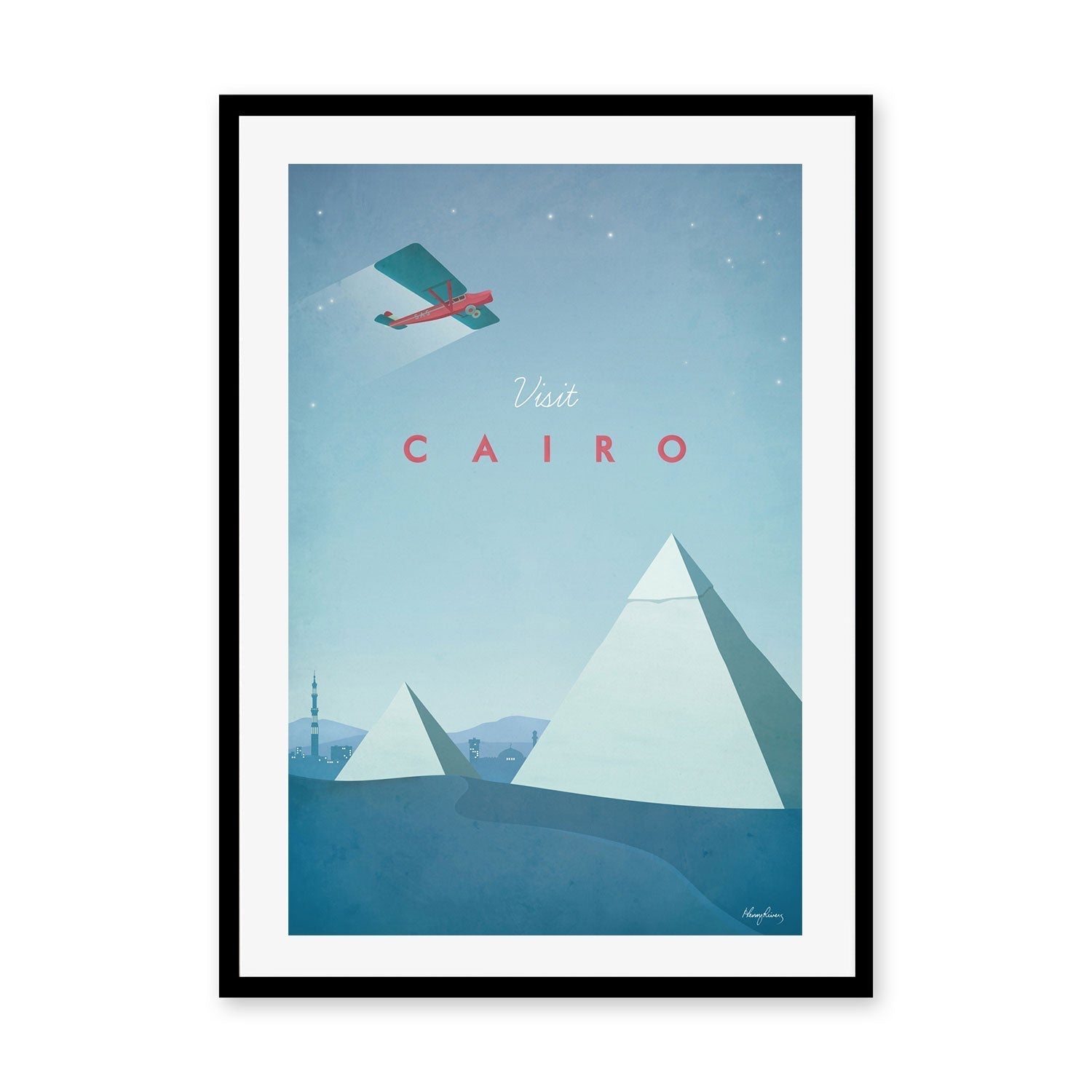 wall-art-print-canvas-poster-framed-Visit Cairo, Egypt , By Henry Rivers-GIOIA-WALL-ART