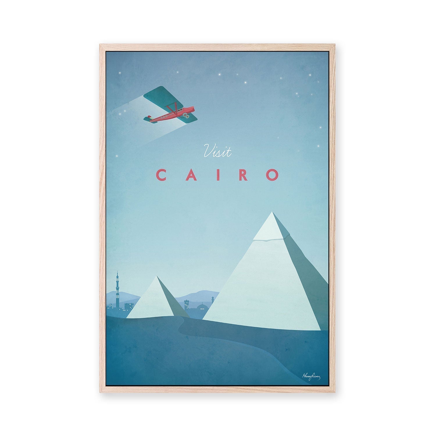 wall-art-print-canvas-poster-framed-Visit Cairo, Egypt , By Henry Rivers-GIOIA-WALL-ART