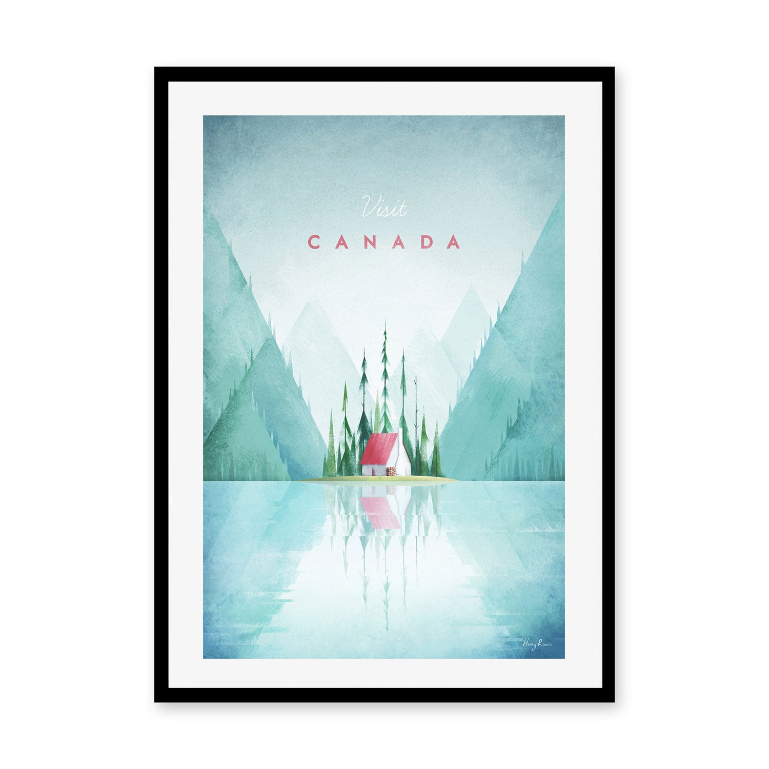 wall-art-print-canvas-poster-framed-Visit Canada Lake , By Henry Rivers-GIOIA-WALL-ART