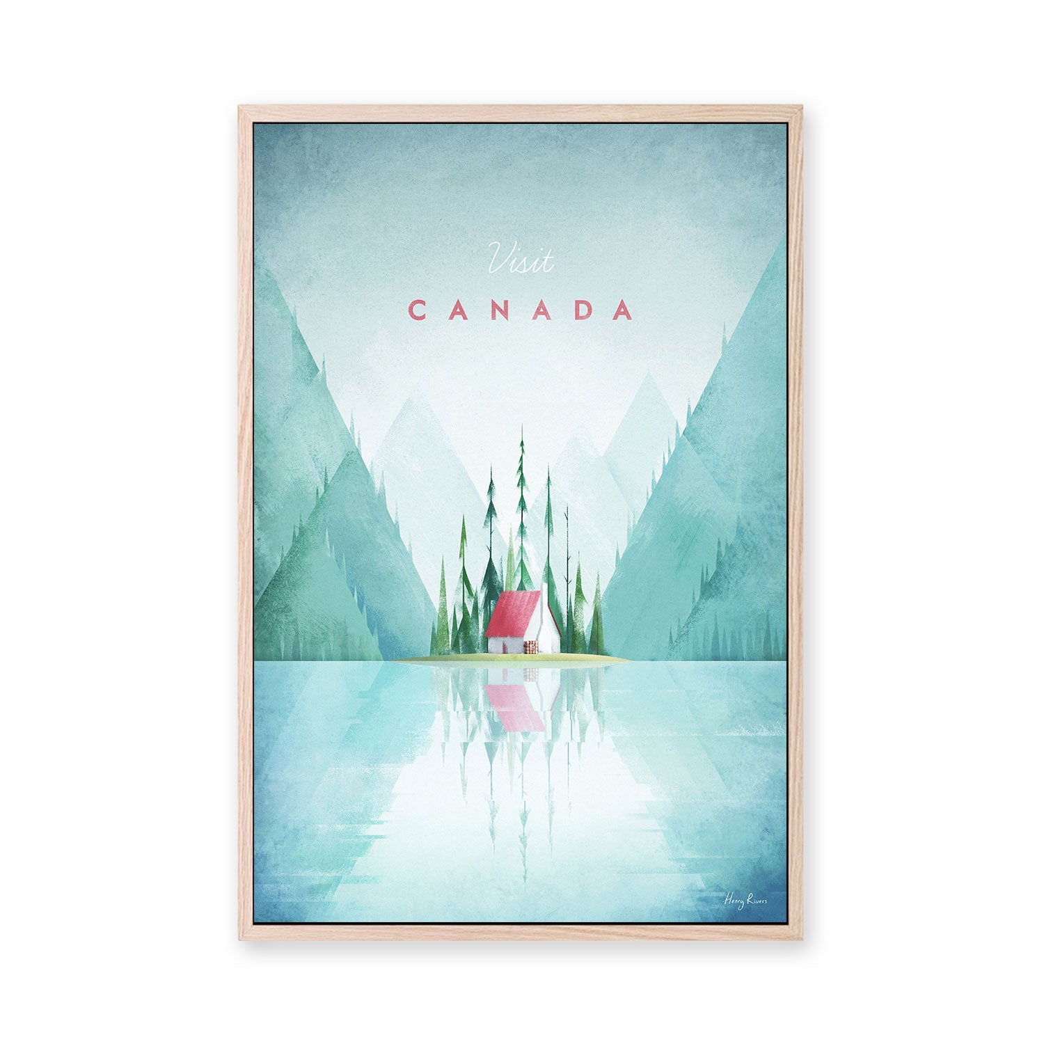 wall-art-print-canvas-poster-framed-Visit Canada Lake , By Henry Rivers-GIOIA-WALL-ART