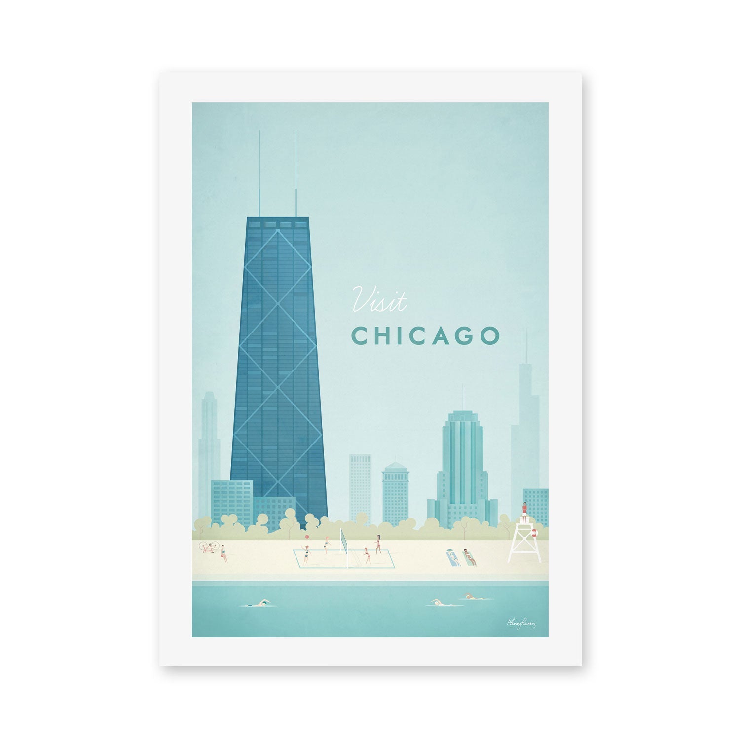 wall-art-print-canvas-poster-framed-Visit Chicago, United States , By Henry Rivers-GIOIA-WALL-ART