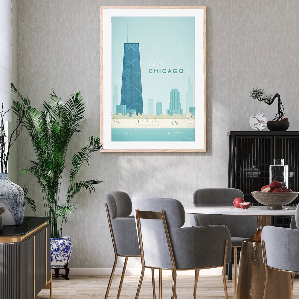 wall-art-print-canvas-poster-framed-Visit Chicago, United States , By Henry Rivers-GIOIA-WALL-ART