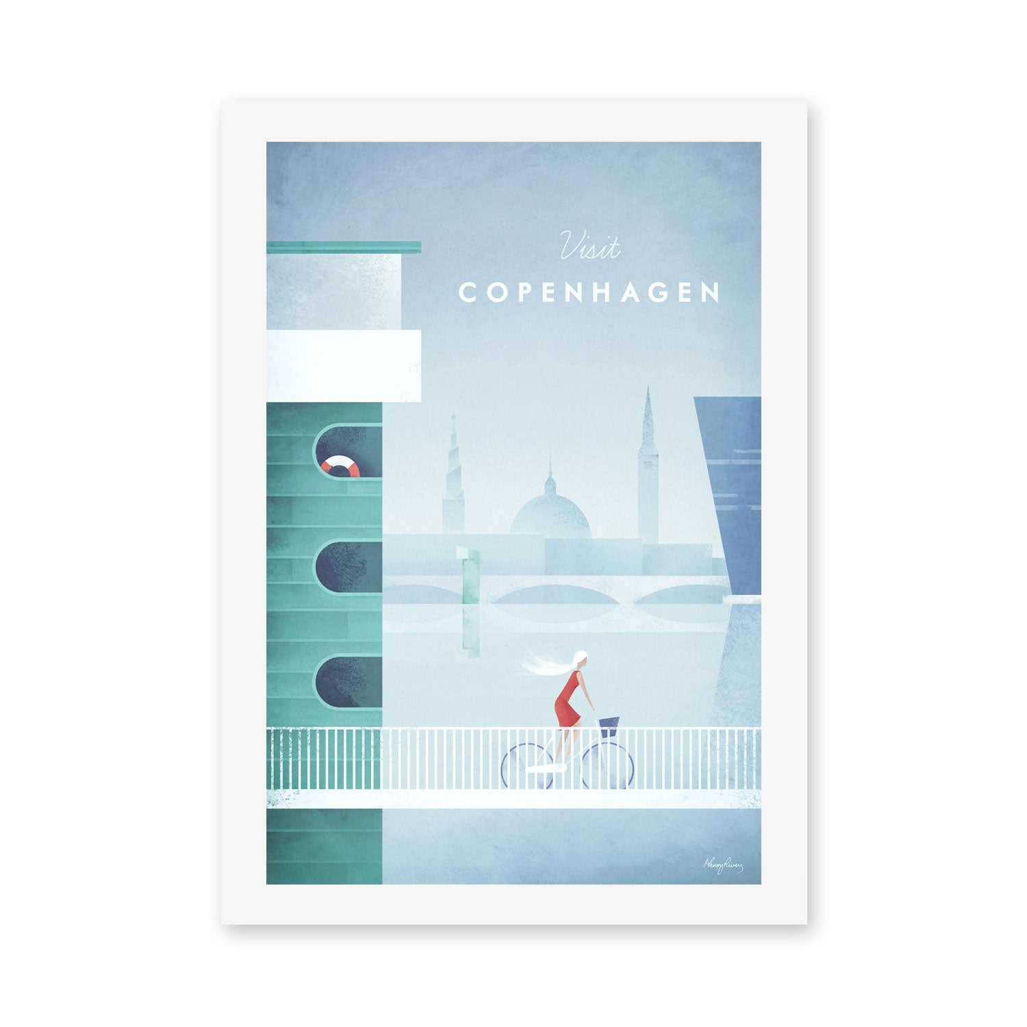 wall-art-print-canvas-poster-framed-Visit Copenhagen, Denmark , By Henry Rivers-GIOIA-WALL-ART