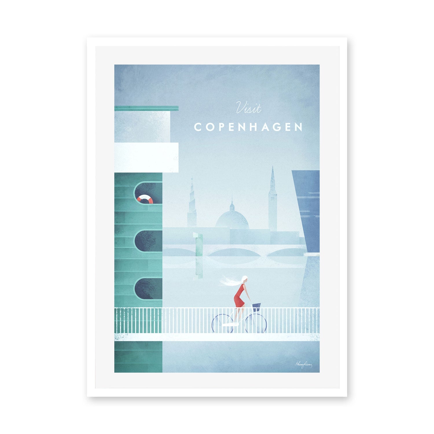 wall-art-print-canvas-poster-framed-Visit Copenhagen, Denmark , By Henry Rivers-GIOIA-WALL-ART