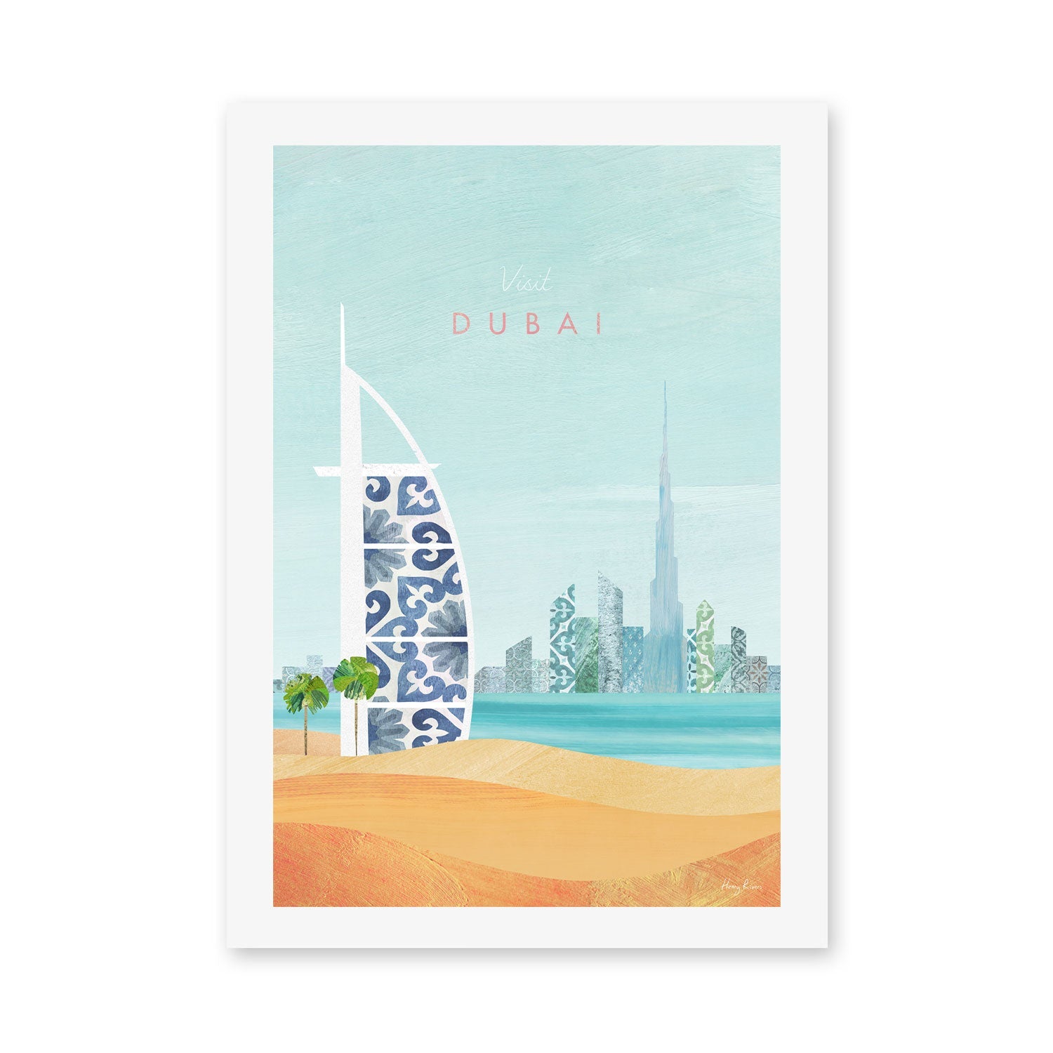 wall-art-print-canvas-poster-framed-Visit Dubai , By Henry Rivers-GIOIA-WALL-ART