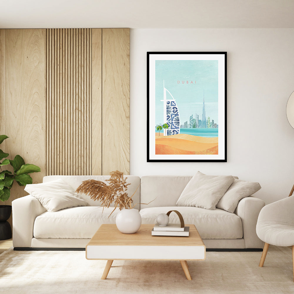 wall-art-print-canvas-poster-framed-Visit Dubai , By Henry Rivers-GIOIA-WALL-ART