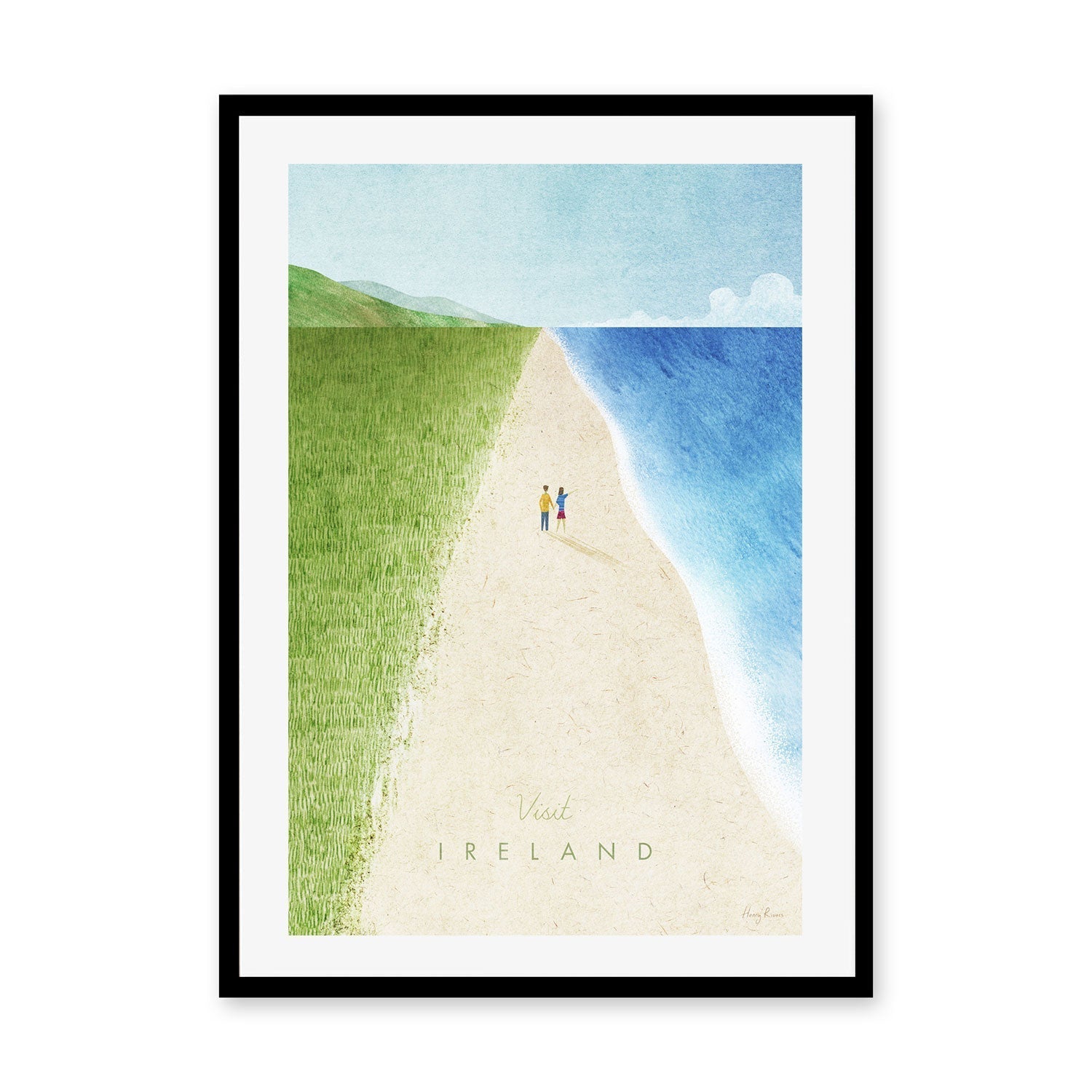 wall-art-print-canvas-poster-framed-Visit Ireland , By Henry Rivers-GIOIA-WALL-ART