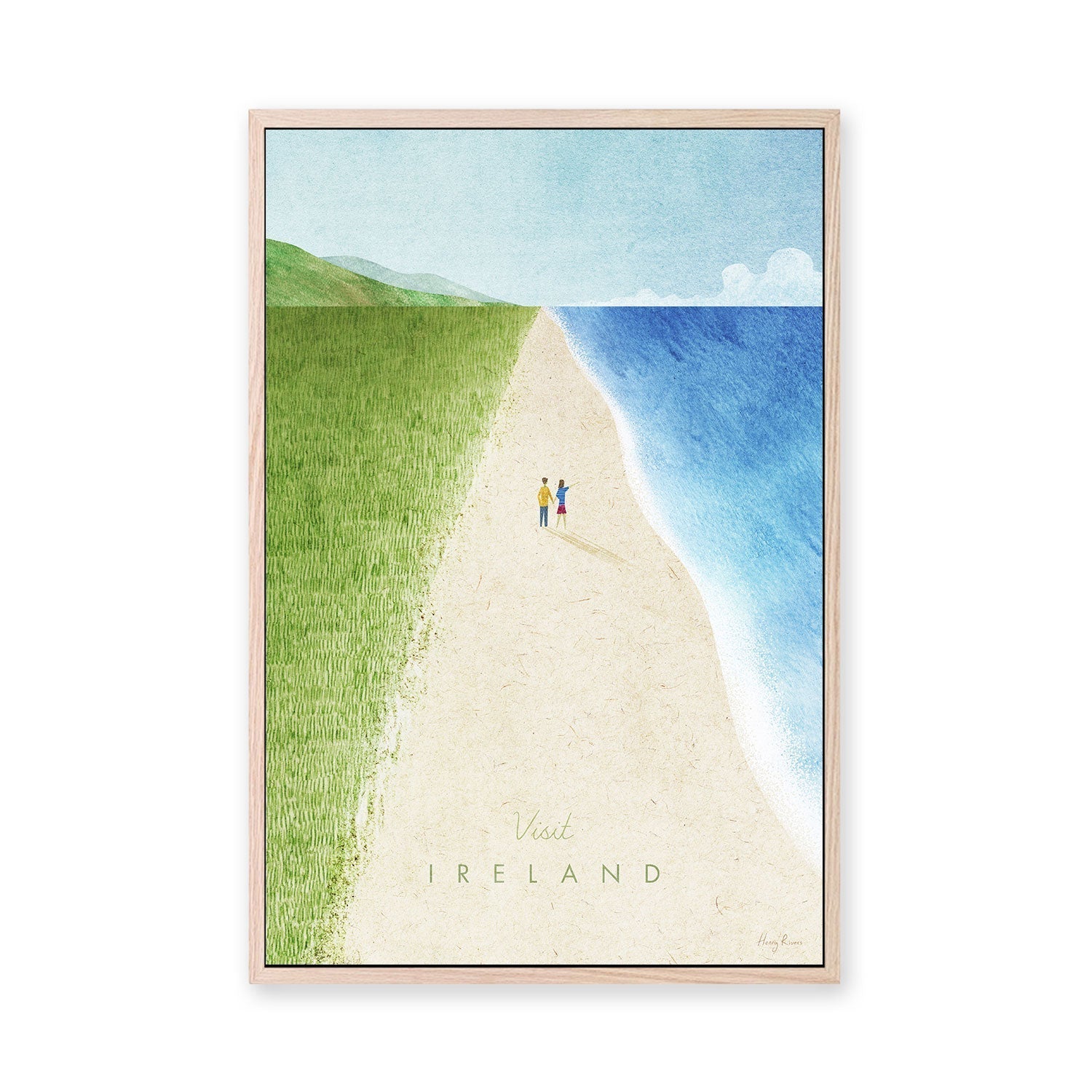 wall-art-print-canvas-poster-framed-Visit Ireland , By Henry Rivers-GIOIA-WALL-ART