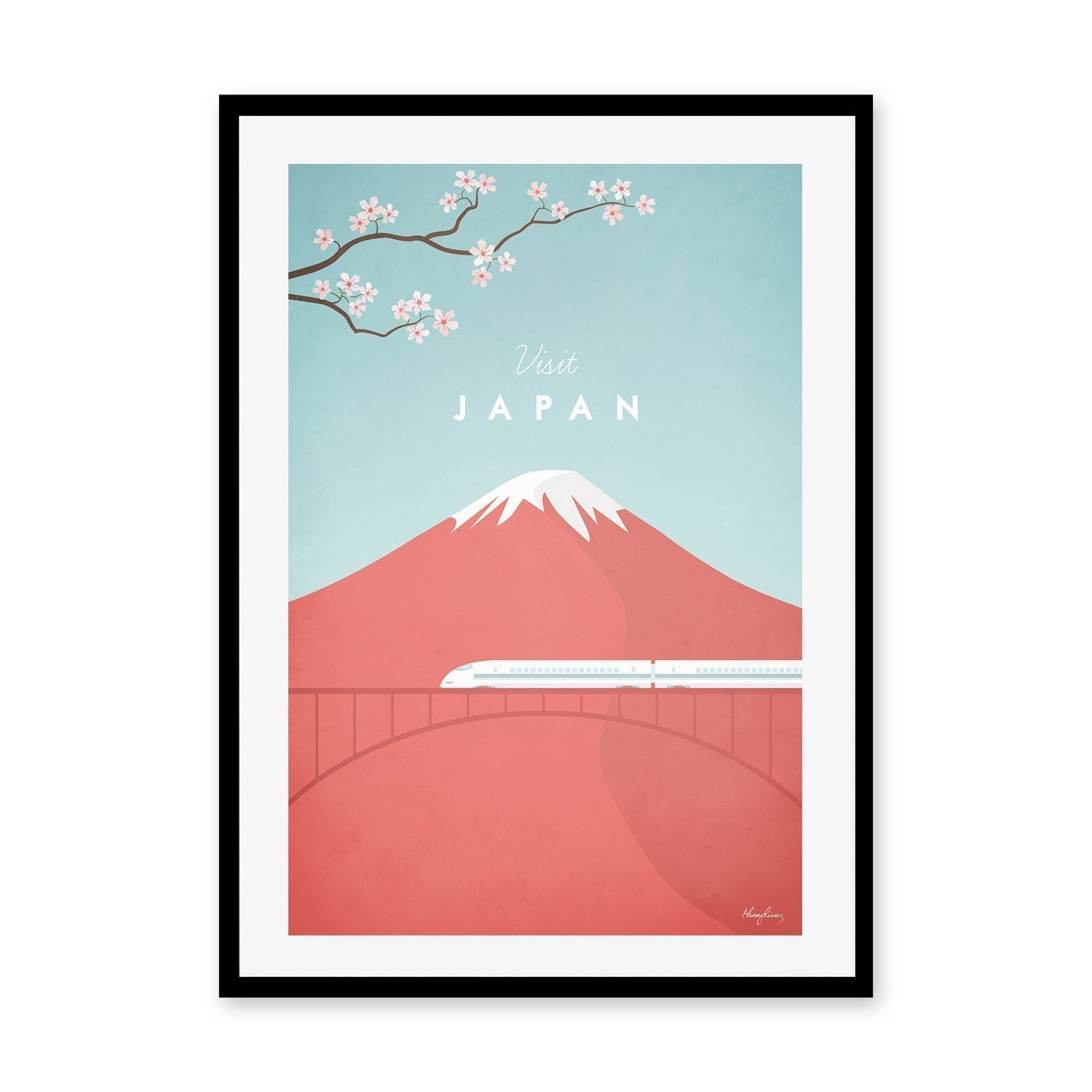 wall-art-print-canvas-poster-framed-Visit Japan , By Henry Rivers-GIOIA-WALL-ART