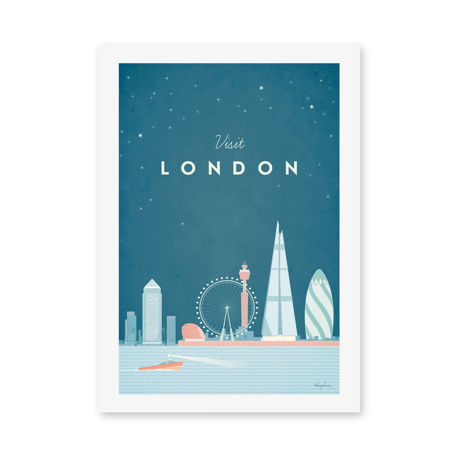 wall-art-print-canvas-poster-framed-Visit London, England , By Henry Rivers-GIOIA-WALL-ART