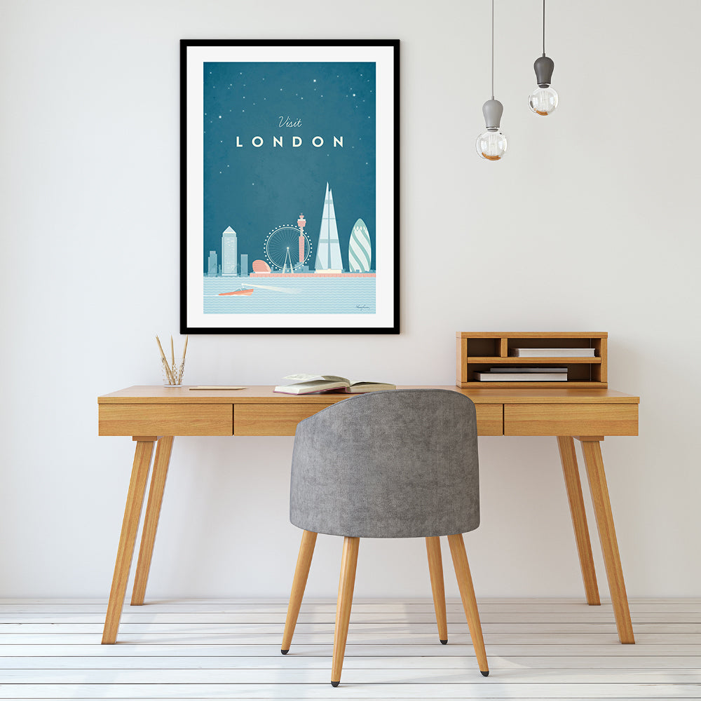 wall-art-print-canvas-poster-framed-Visit London, England , By Henry Rivers-GIOIA-WALL-ART