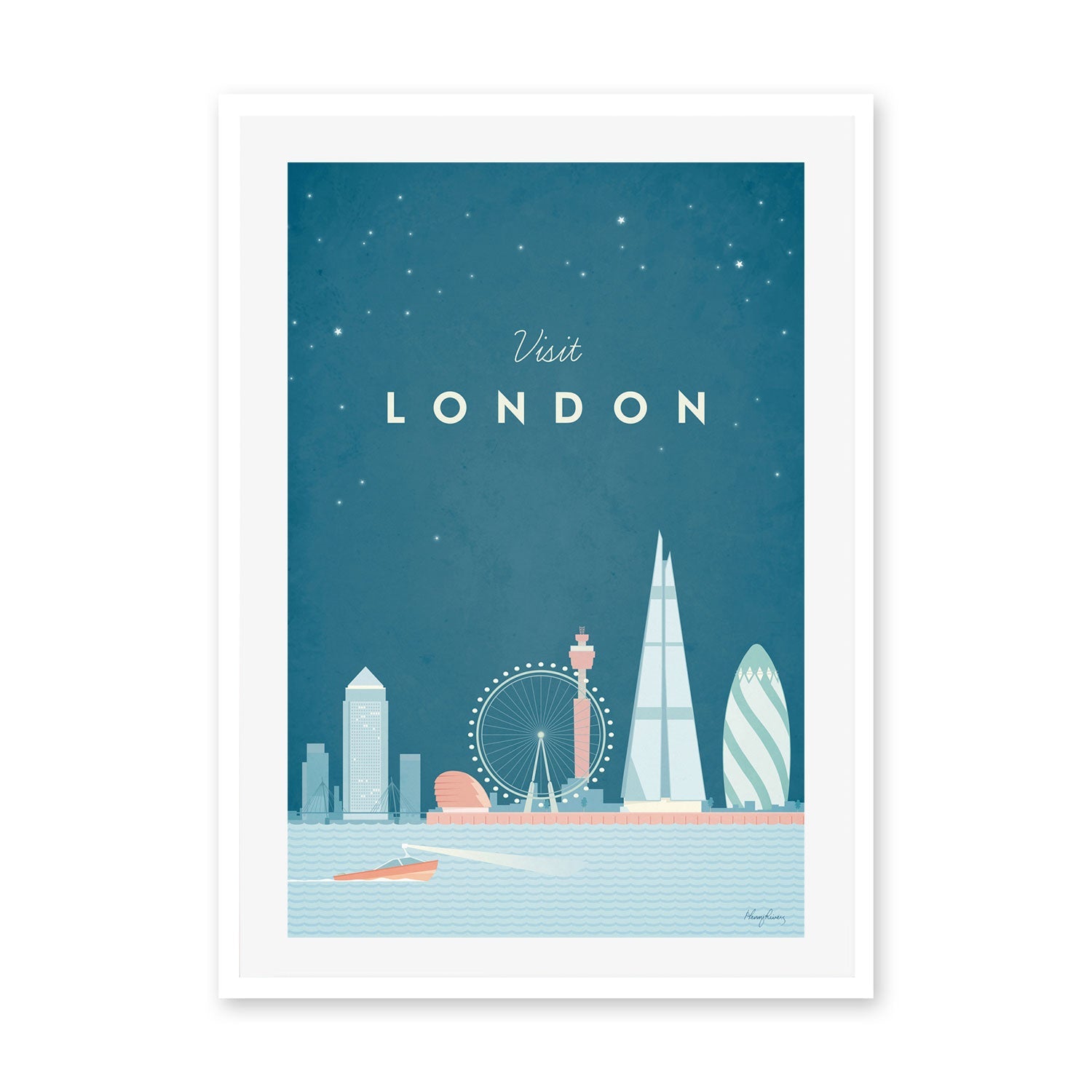 wall-art-print-canvas-poster-framed-Visit London, England , By Henry Rivers-GIOIA-WALL-ART