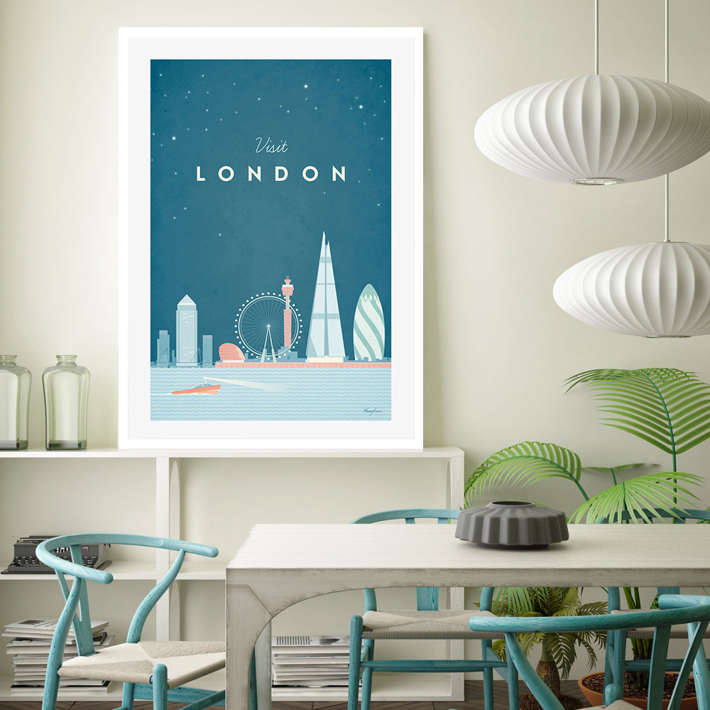 wall-art-print-canvas-poster-framed-Visit London, England , By Henry Rivers-GIOIA-WALL-ART