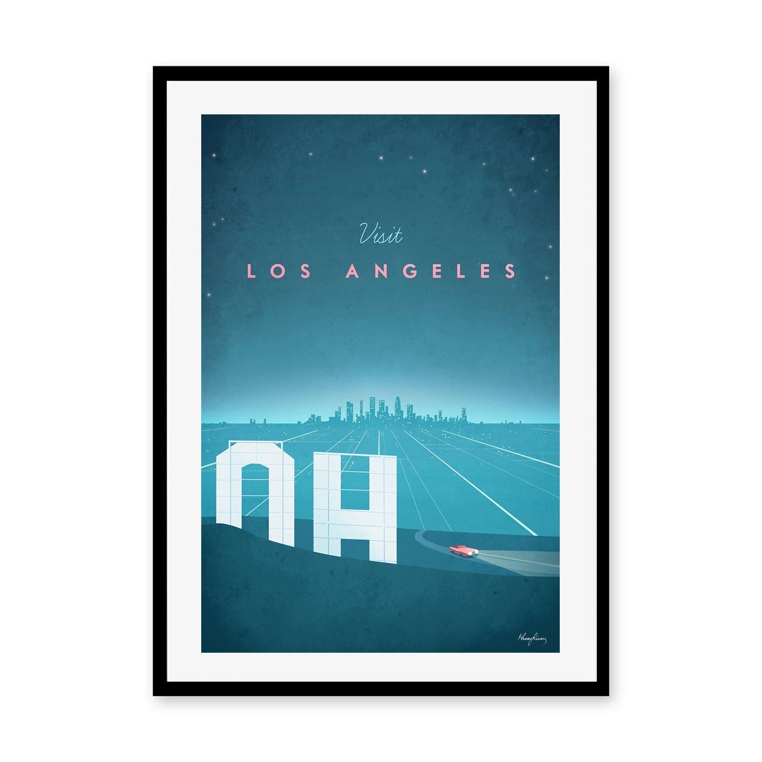 wall-art-print-canvas-poster-framed-Visit Los Angeles, California, United States , By Henry Rivers-GIOIA-WALL-ART