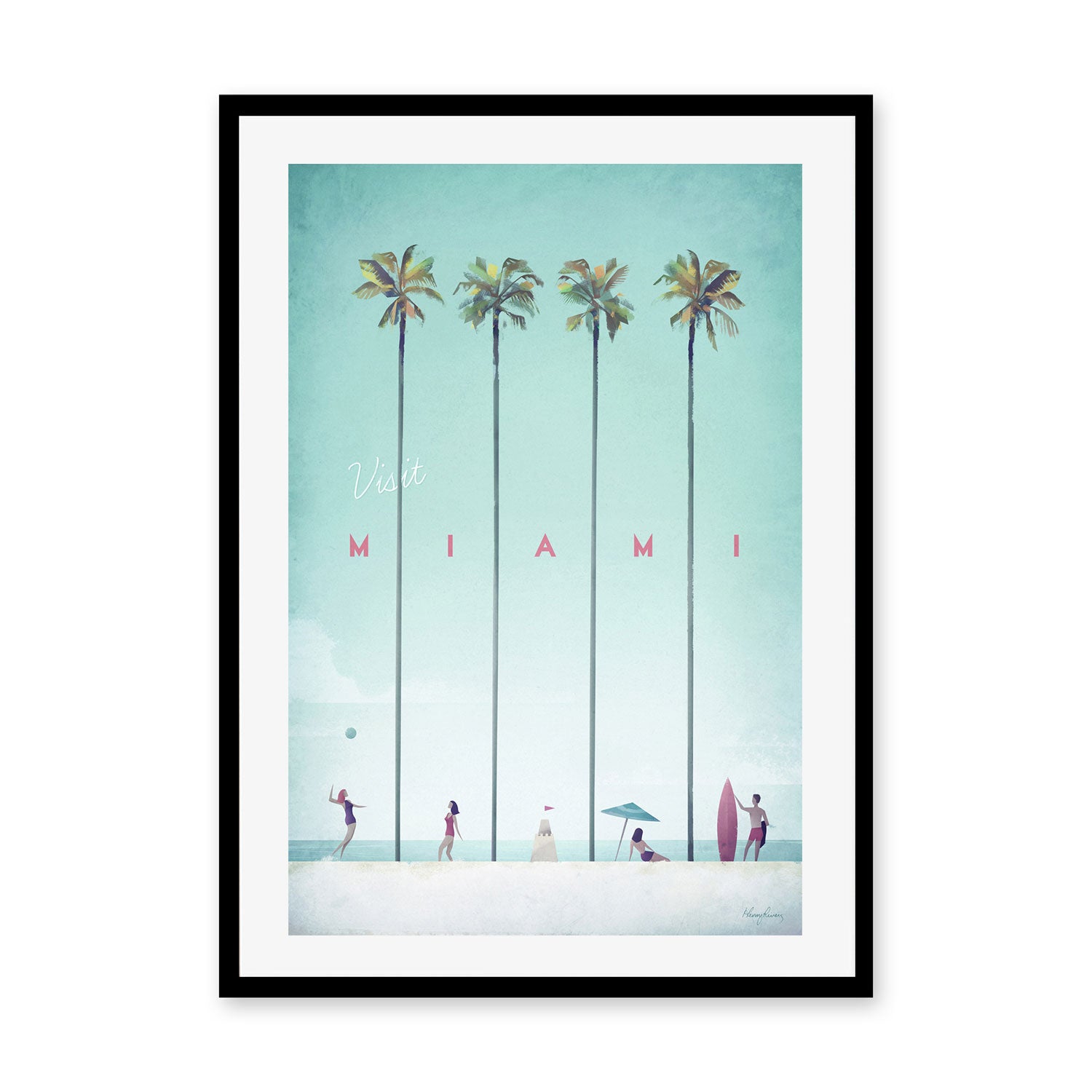 wall-art-print-canvas-poster-framed-Visit Miami, Florida, United States , By Henry Rivers-GIOIA-WALL-ART