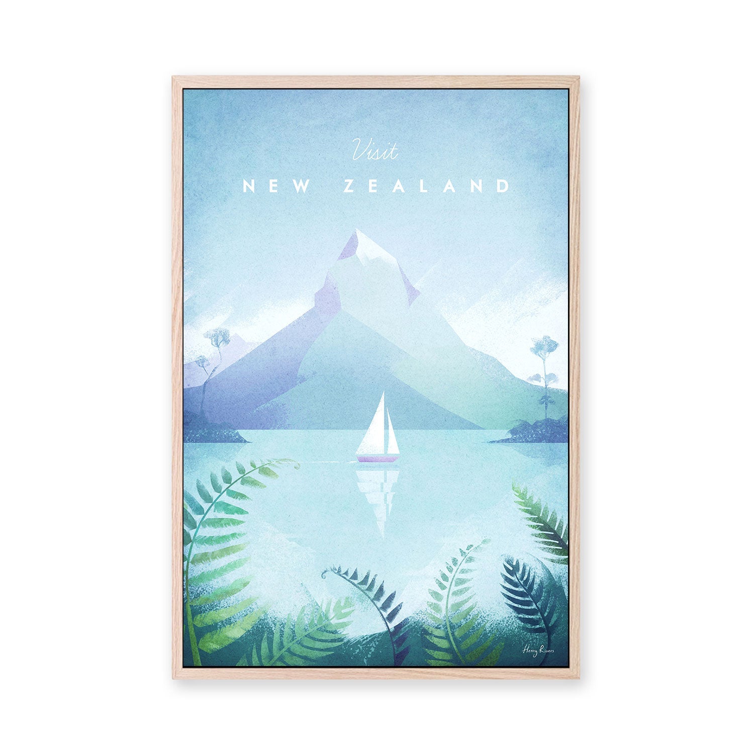 wall-art-print-canvas-poster-framed-Visit New Zealand , By Henry Rivers-GIOIA-WALL-ART