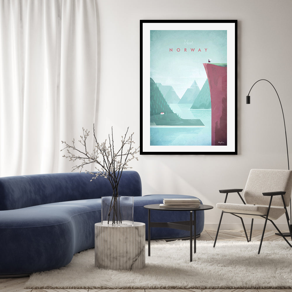 wall-art-print-canvas-poster-framed-Visit Norway , By Henry Rivers-GIOIA-WALL-ART