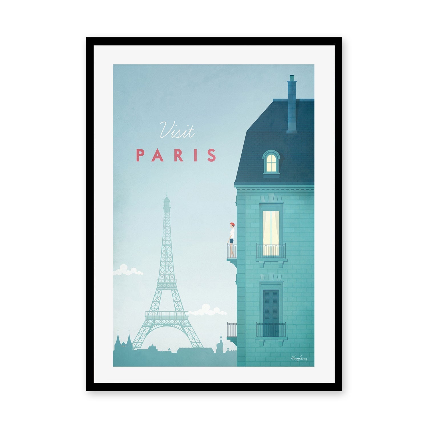 wall-art-print-canvas-poster-framed-Visit Paris, France , By Henry Rivers-GIOIA-WALL-ART