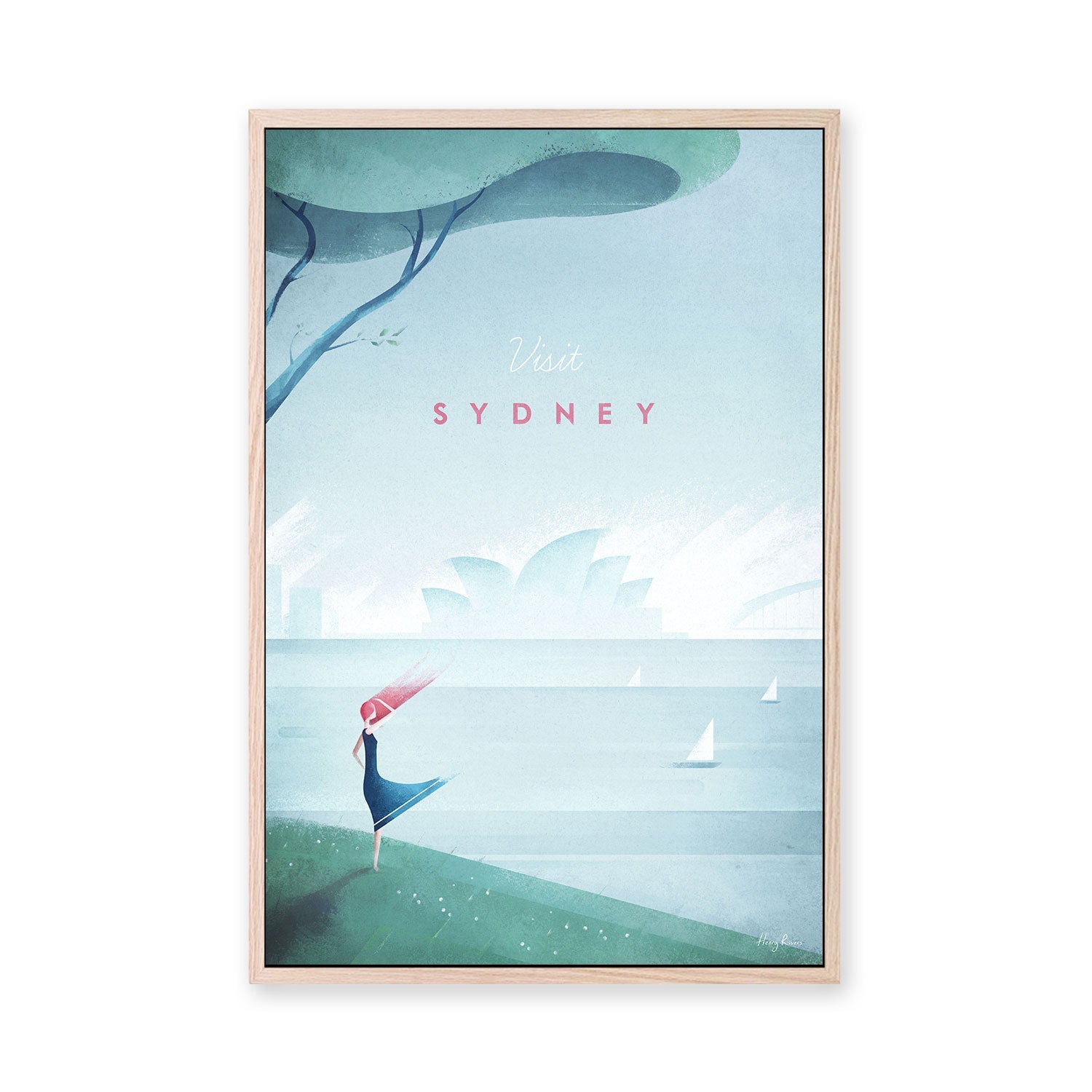 wall-art-print-canvas-poster-framed-Visit Sydney, Australia , By Henry Rivers-GIOIA-WALL-ART