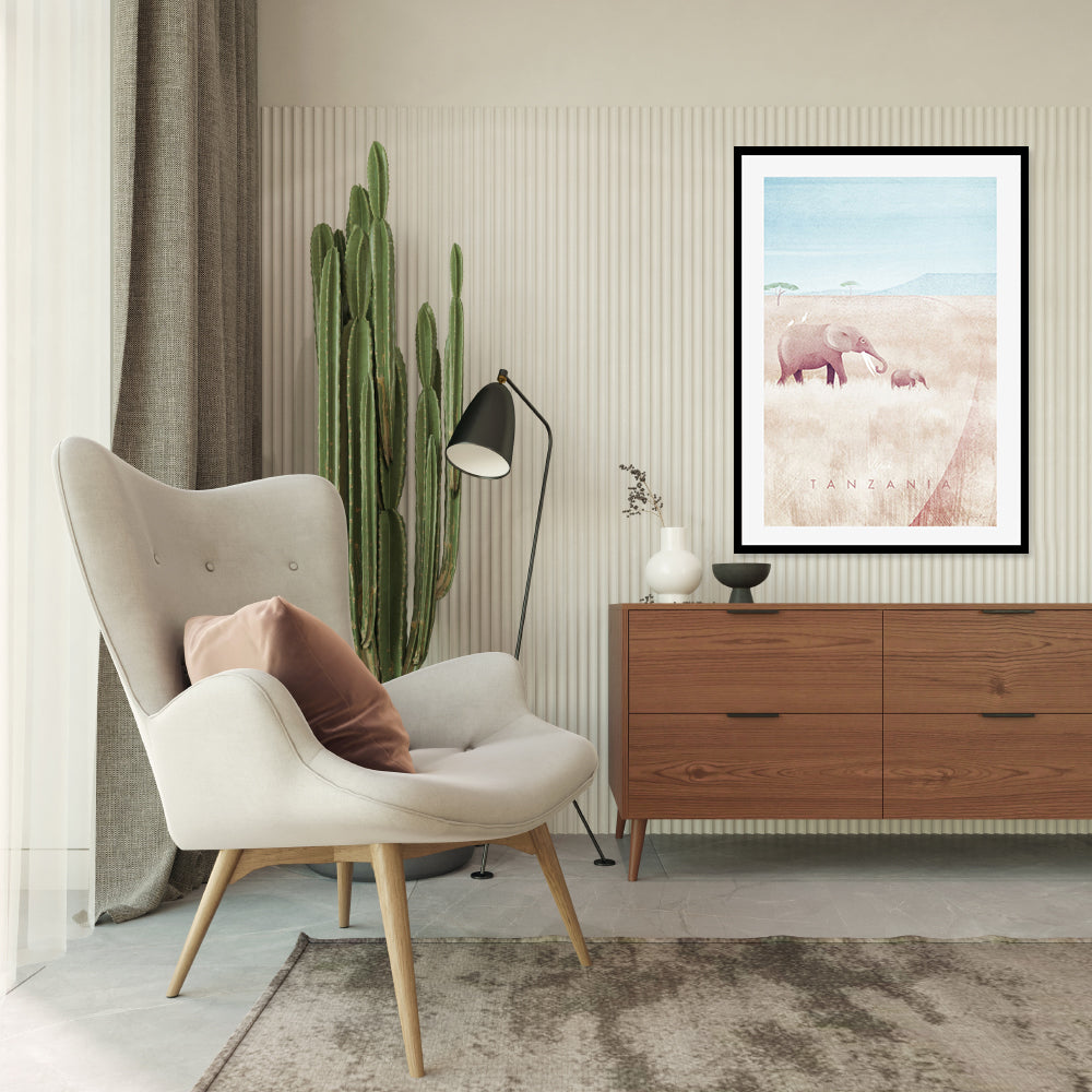 wall-art-print-canvas-poster-framed-Visit Tanzania , By Henry Rivers-GIOIA-WALL-ART