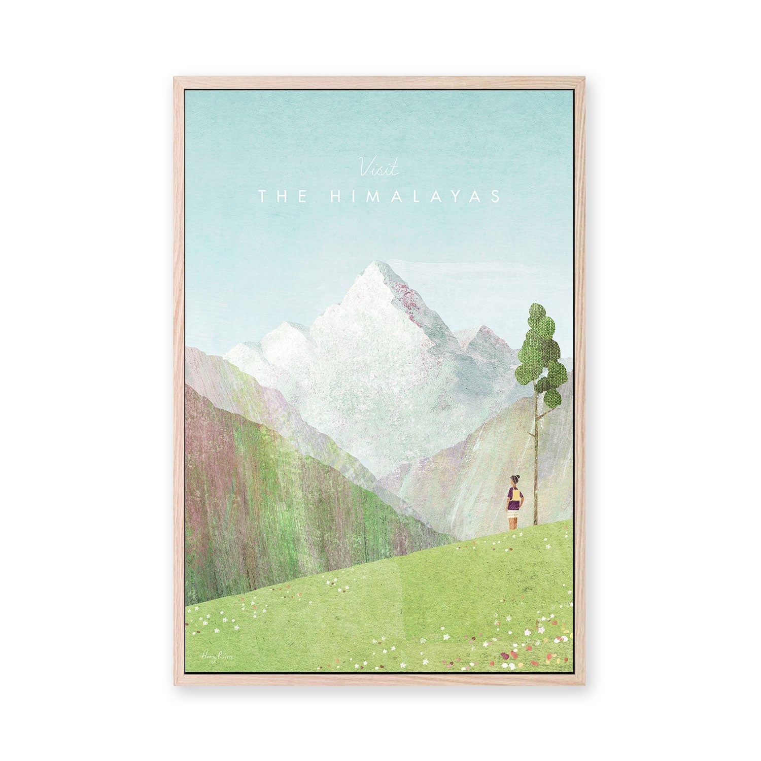 wall-art-print-canvas-poster-framed-Visit The Himalayas , By Henry Rivers-GIOIA-WALL-ART