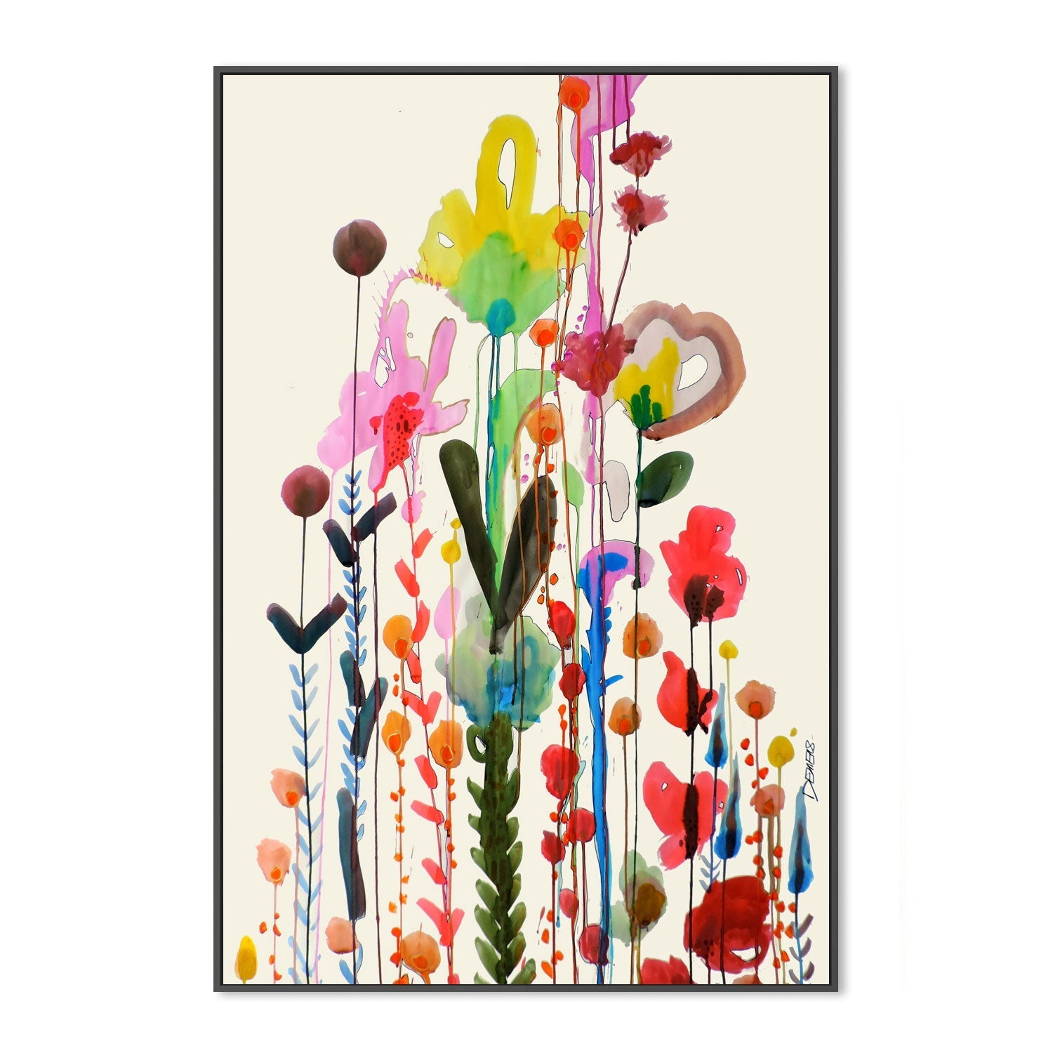 wall-art-print-canvas-poster-framed-Viva , By Sylvie Demers-3