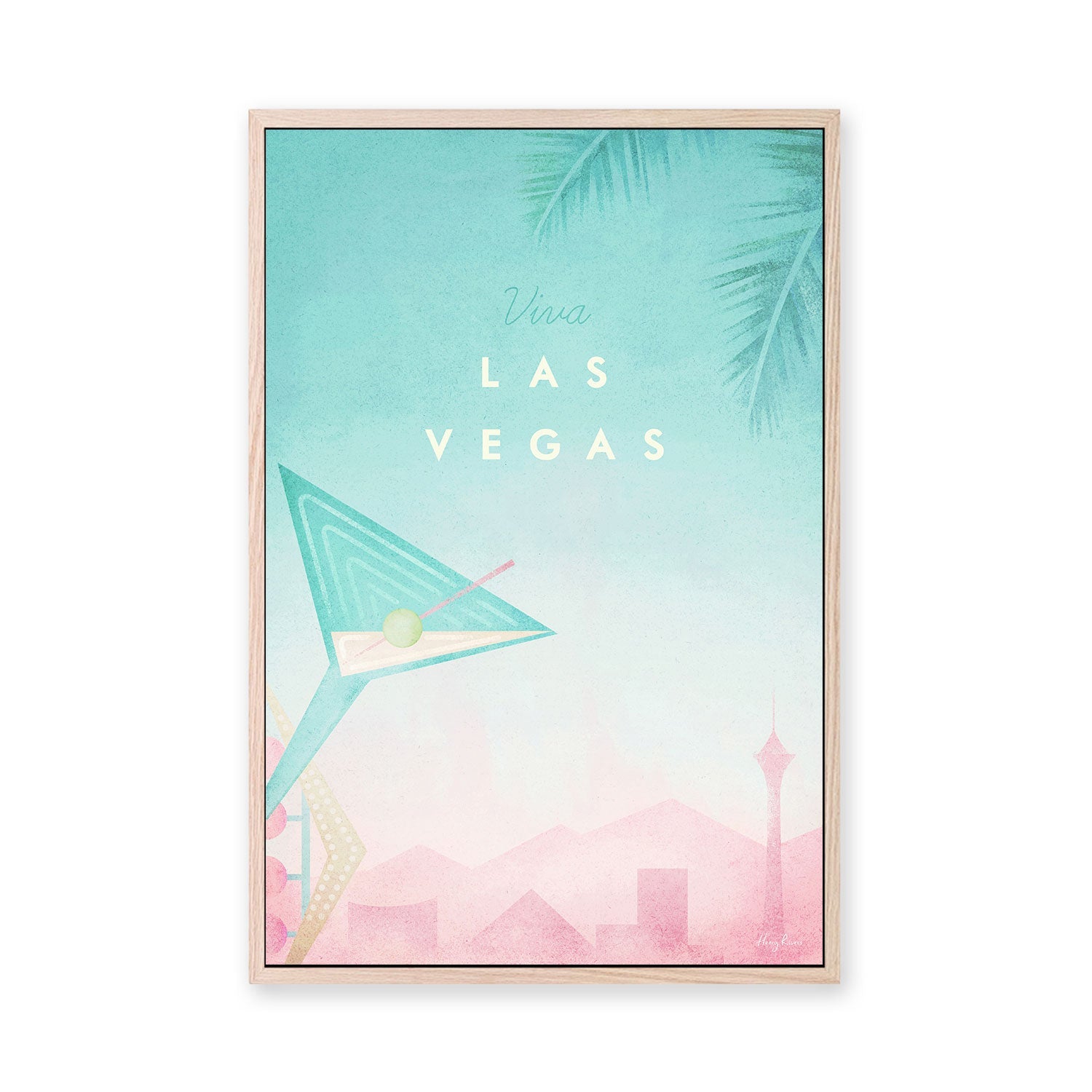 wall-art-print-canvas-poster-framed-Viva Las Vegas , By Henry Rivers-GIOIA-WALL-ART