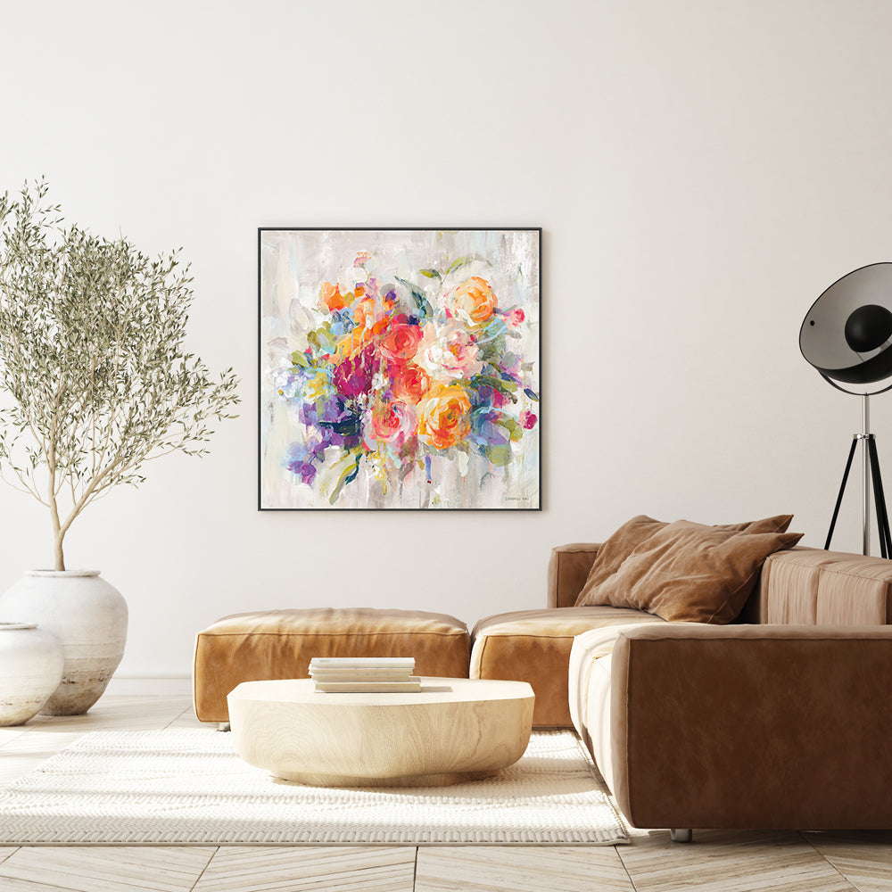 wall-art-print-canvas-poster-framed-Vivacious Flowers , By Danhui Nai-GIOIA-WALL-ART