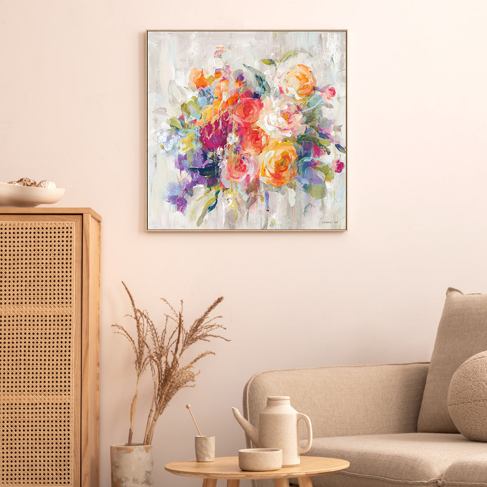 wall-art-print-canvas-poster-framed-Vivacious Flowers , By Danhui Nai-GIOIA-WALL-ART