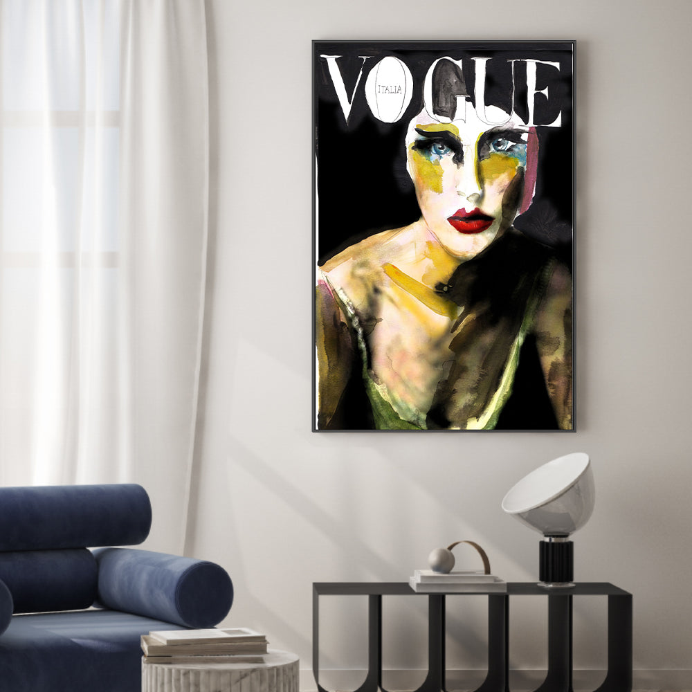 wall-art-print-canvas-poster-framed-Vogue , By Victoria Verbaan-2