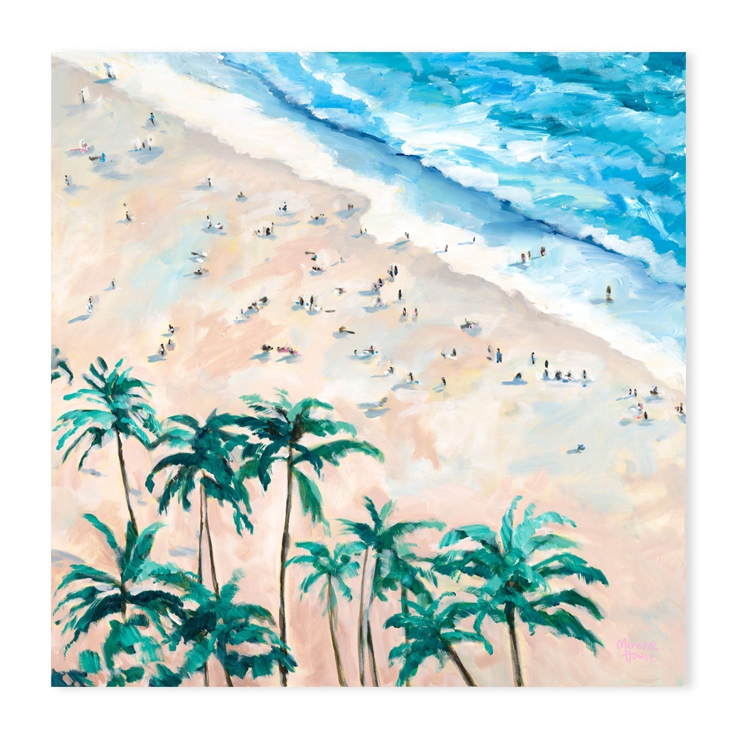 wall-art-print-canvas-poster-framed-Waikiki , By Meredith Howse-GIOIA-WALL-ART