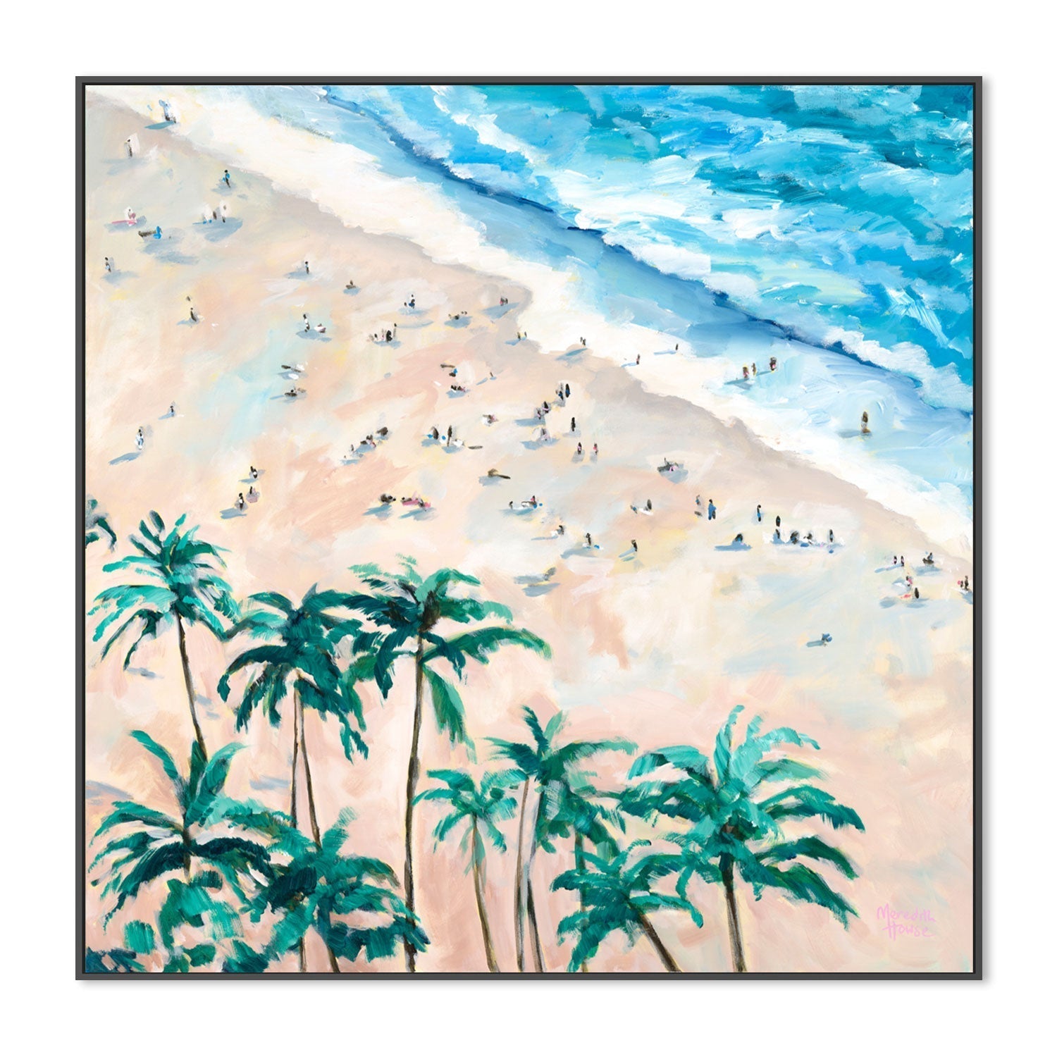 wall-art-print-canvas-poster-framed-Waikiki , By Meredith Howse-GIOIA-WALL-ART