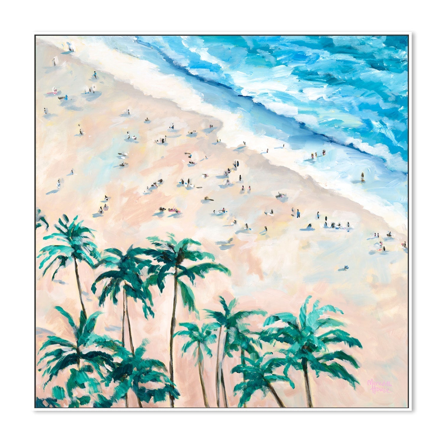 wall-art-print-canvas-poster-framed-Waikiki , By Meredith Howse-GIOIA-WALL-ART