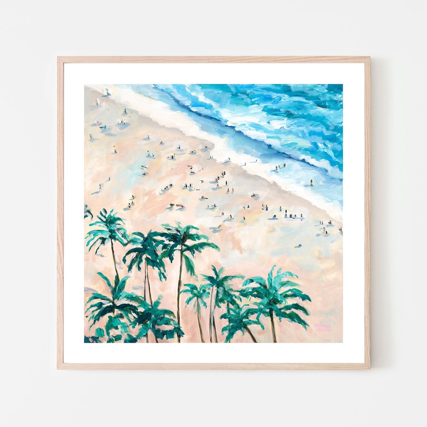 wall-art-print-canvas-poster-framed-Waikiki , By Meredith Howse-GIOIA-WALL-ART