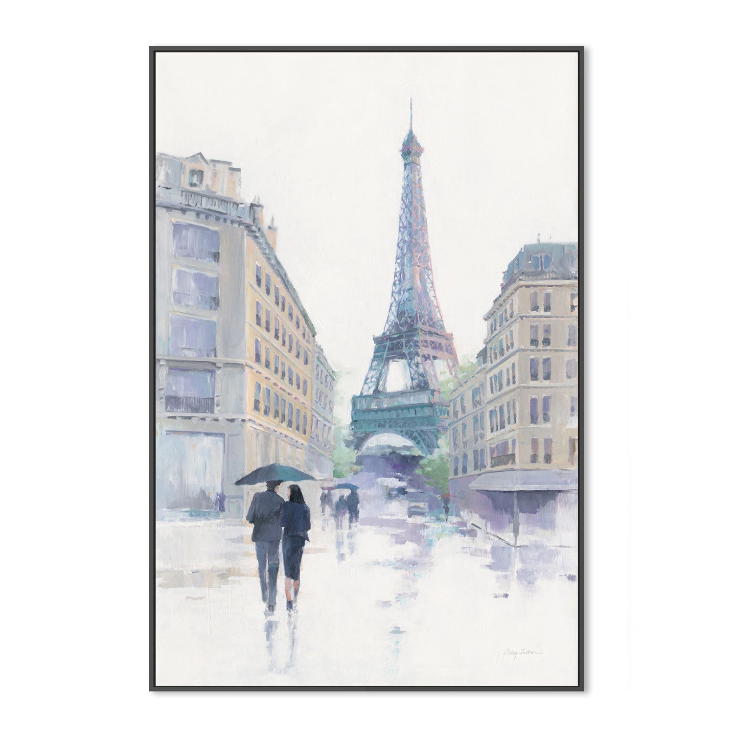 wall-art-print-canvas-poster-framed-Walking Through The Rain , By Avery Tilmon-GIOIA-WALL-ART