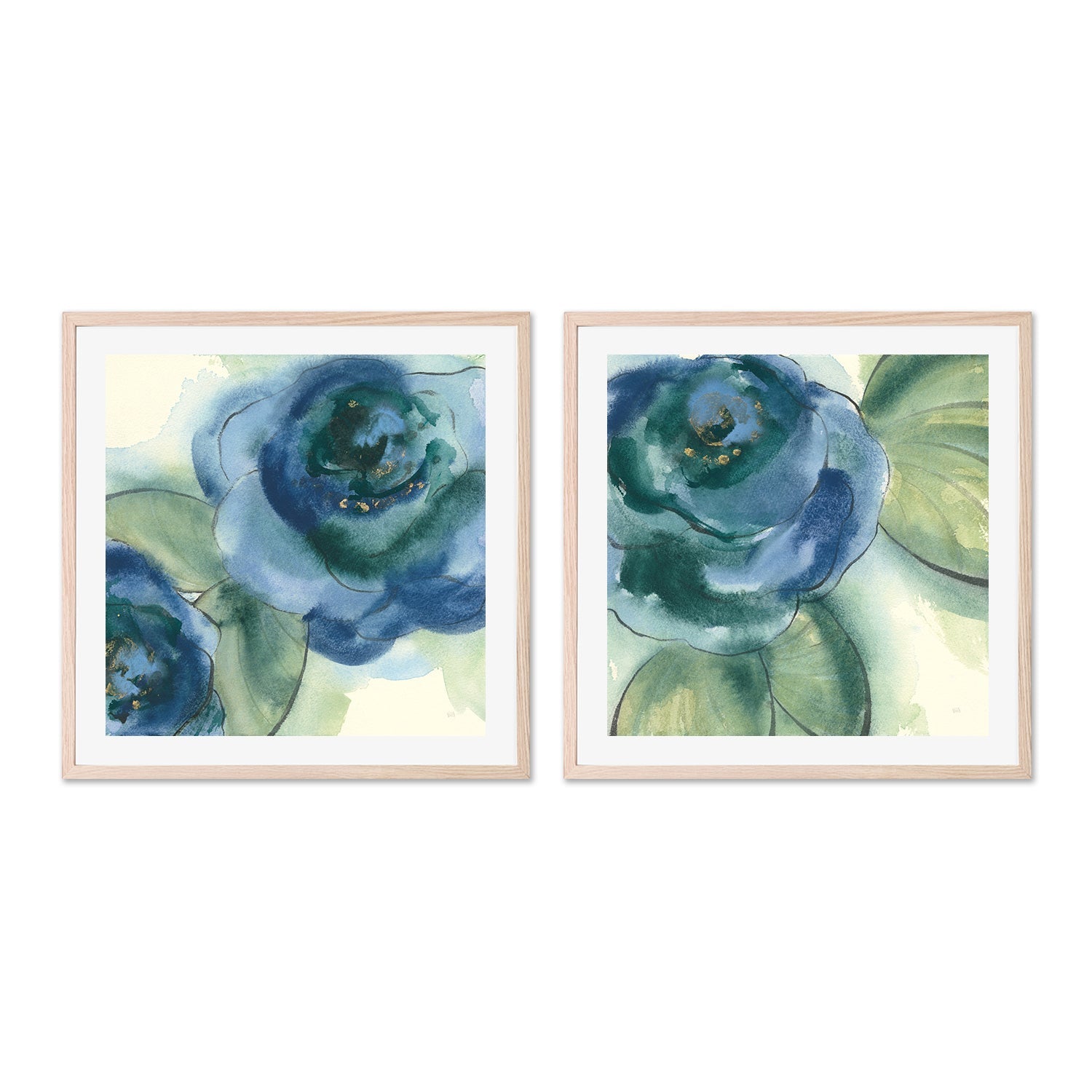 wall-art-print-canvas-poster-framed-Wannabe Poppies, Set of 2-by-Chris Paschke-Gioia Wall Art