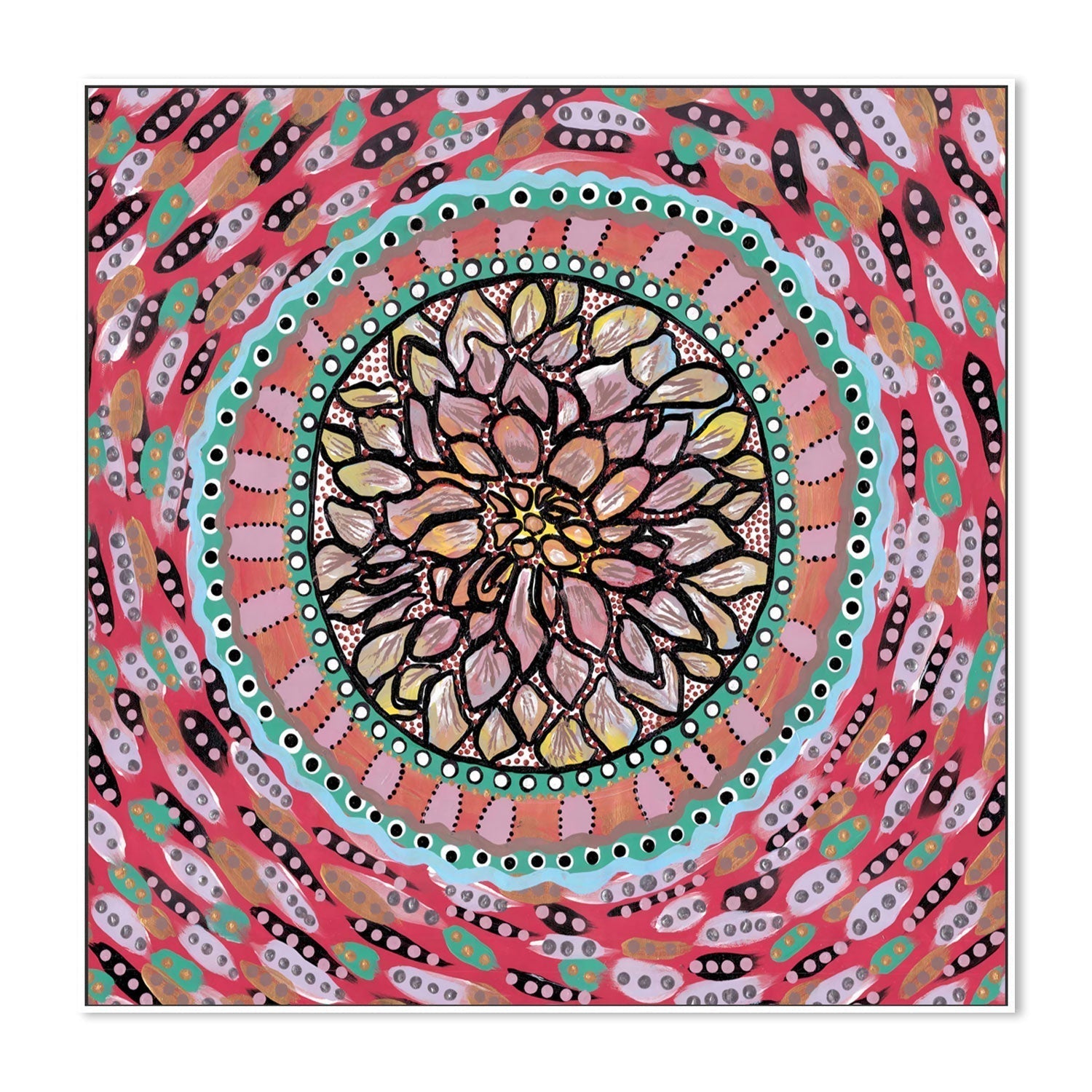 wall-art-print-canvas-poster-framed-Waratah , By Tahni Derbin-GIOIA-WALL-ART