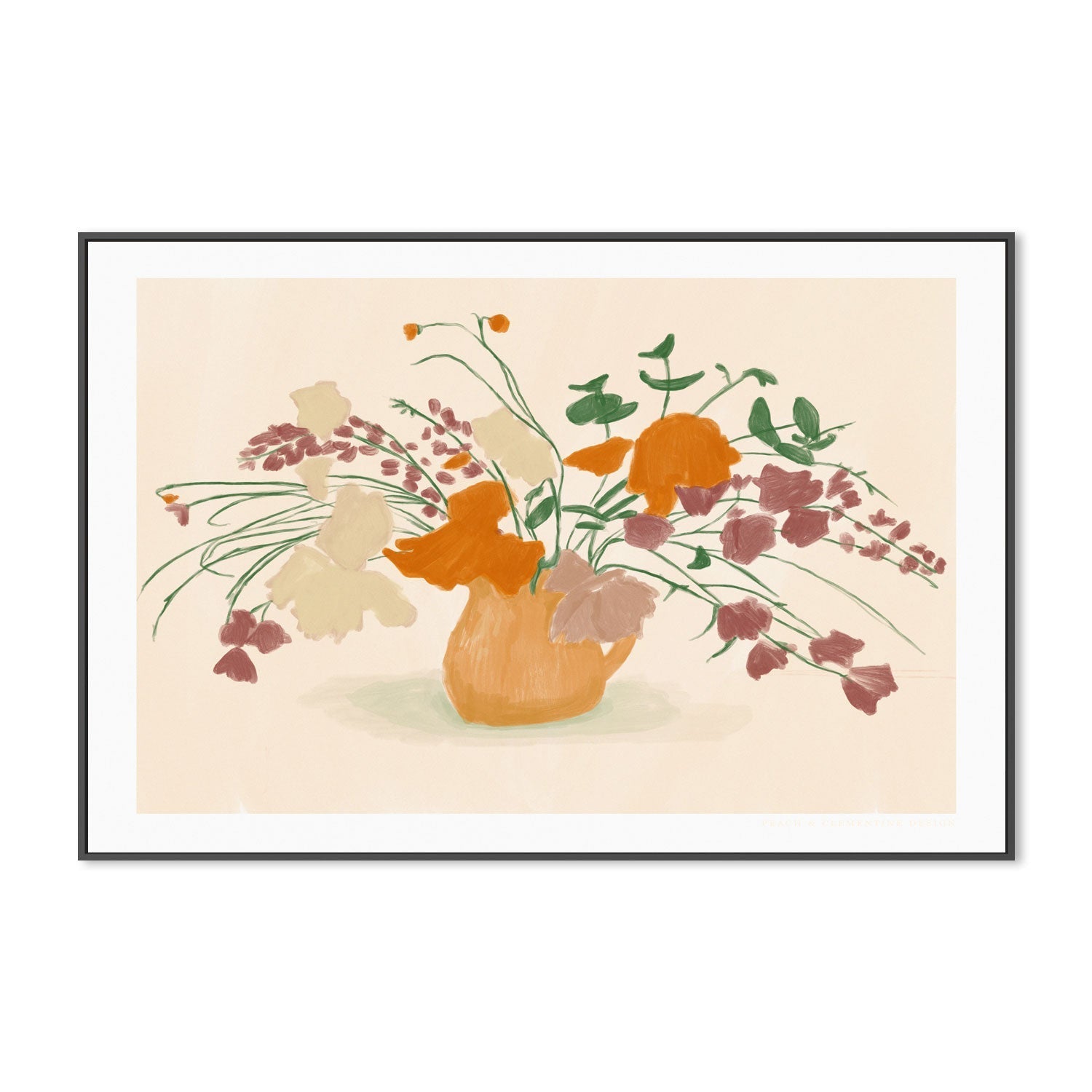 wall-art-print-canvas-poster-framed-Warm Blooms-3