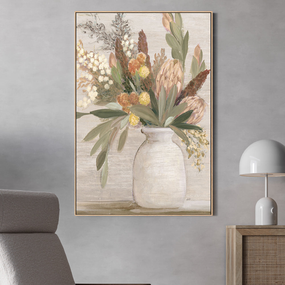 wall-art-print-canvas-poster-framed-Warm Protea, Style B , By Julia Contacessi-GIOIA-WALL-ART