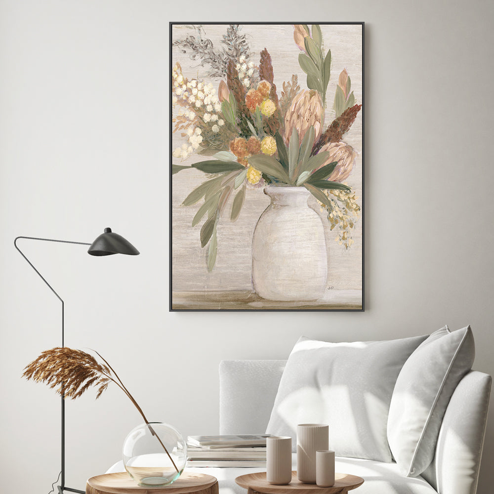 wall-art-print-canvas-poster-framed-Warm Protea, Style B , By Julia Contacessi-GIOIA-WALL-ART